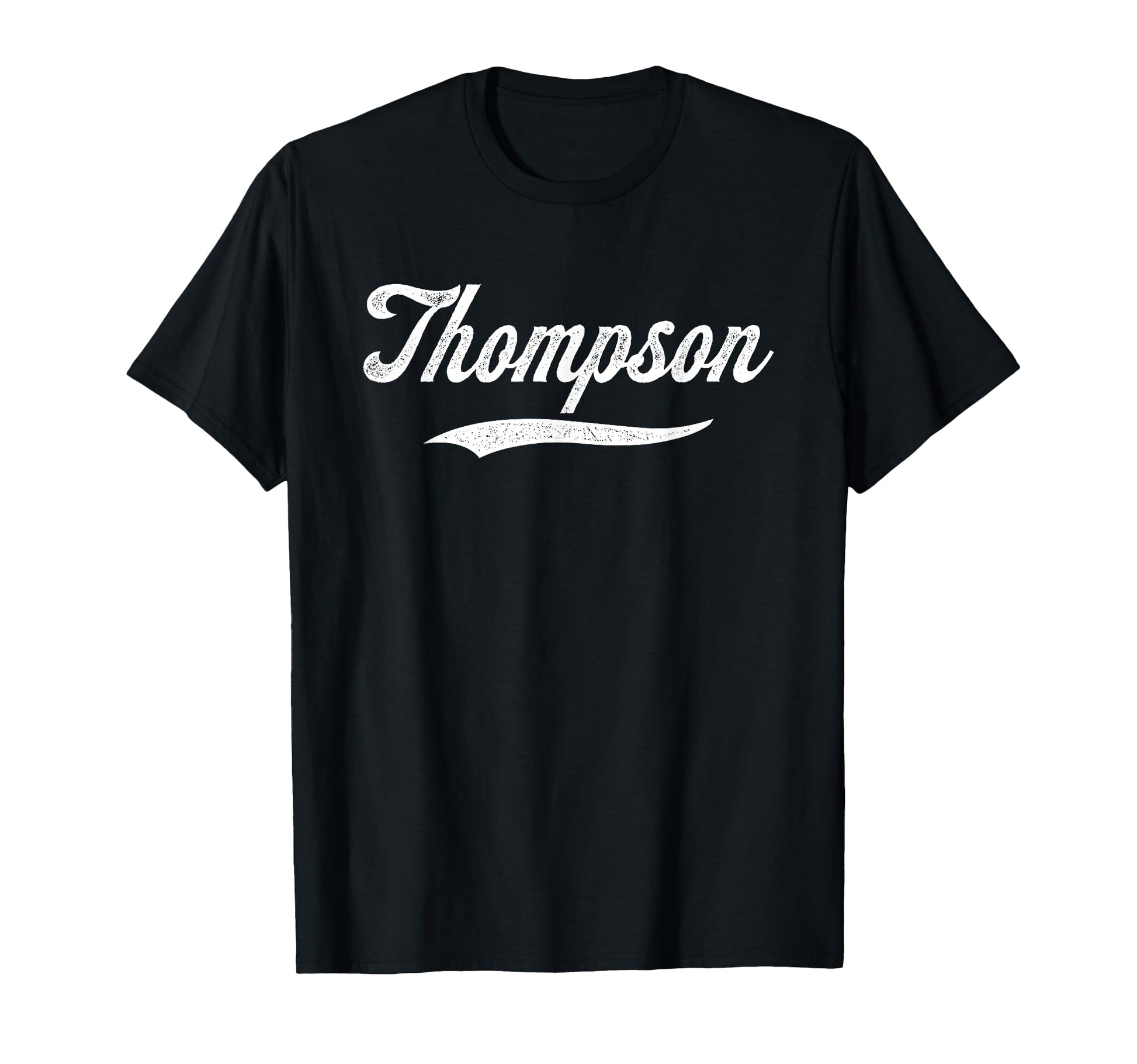 Distressed Script Justice Thompson T-Shirt - Trendy Graphic for Adults - T-Shirt, Sweatshirt, Hoodie