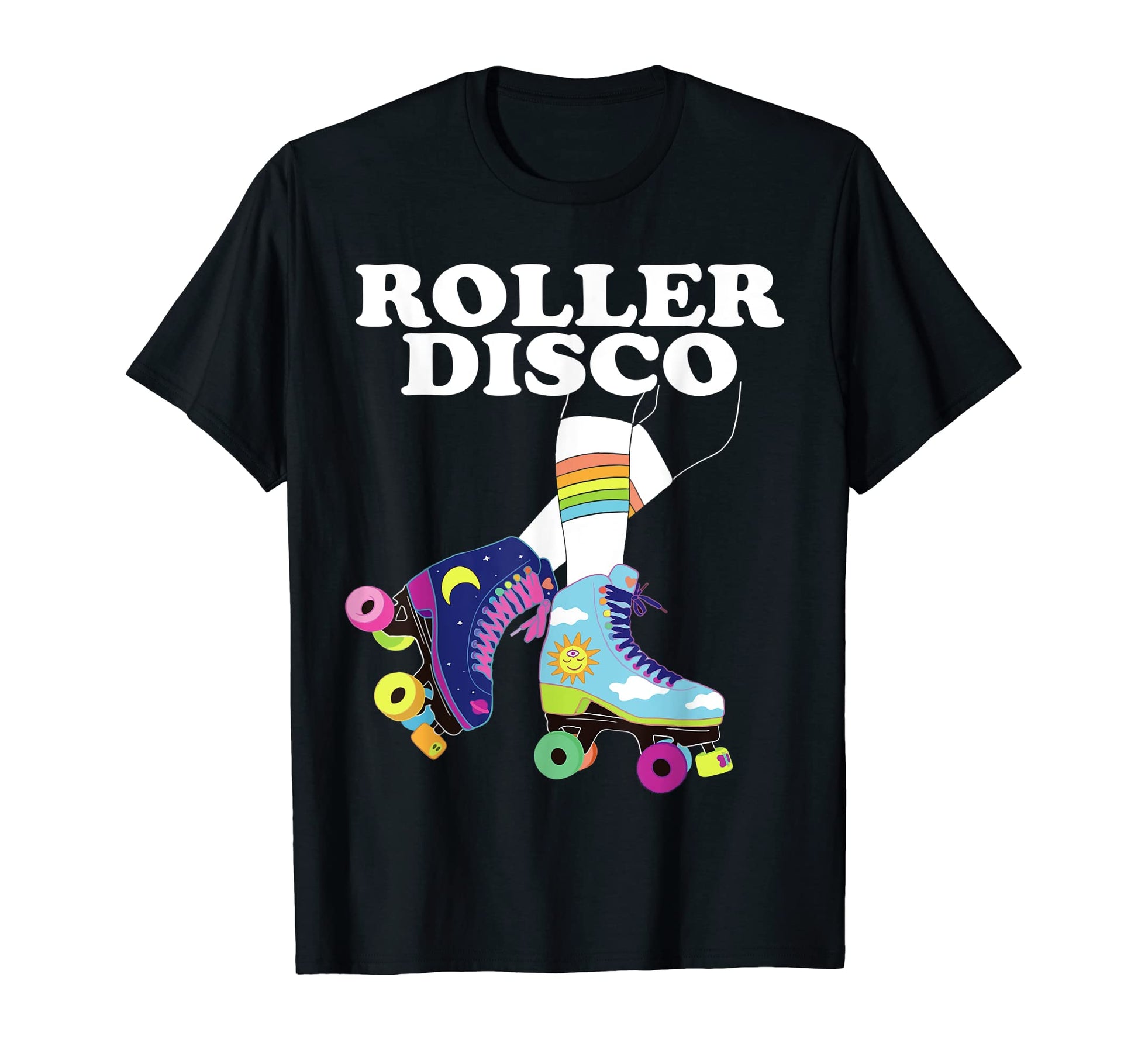 Roller Disco Skate 70S Derby T-Shirt - Casual Everyday Wear Men Women - T-Shirt, Sweatshirt, Hoodie