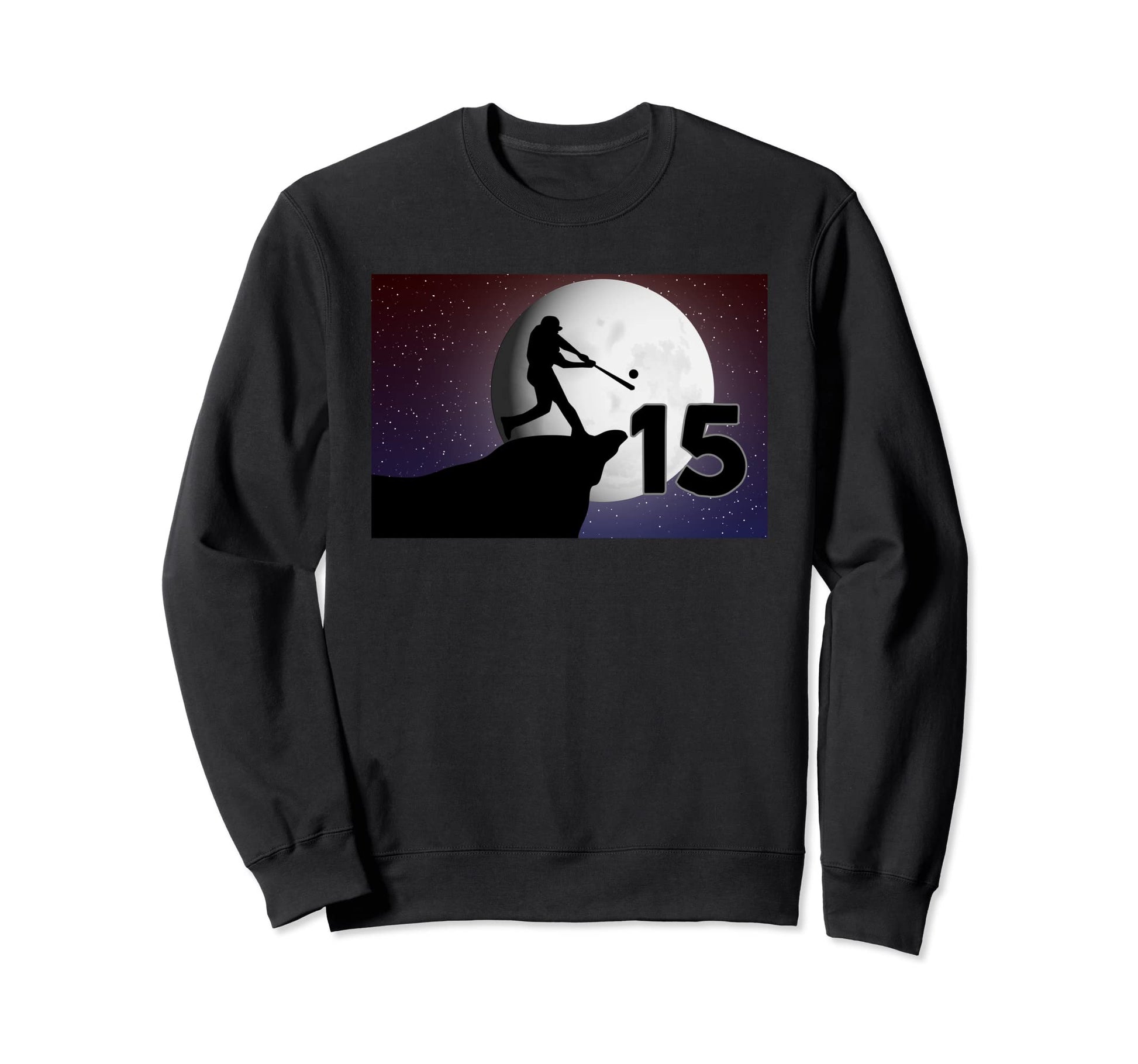 15 Years Old Baseball 15Th Sweatshirt - Casual Everyday Wear for Adults - T-Shirt, Sweatshirt, Hoodie