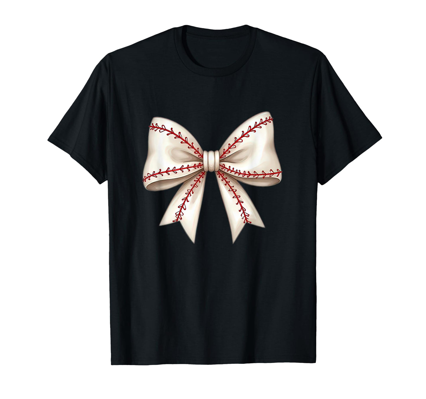 Baseball Coquette Bow Mom Baseball Mama T-Shirt - Novelty Apparel Unisex - T-Shirt, Sweatshirt, Hoodie