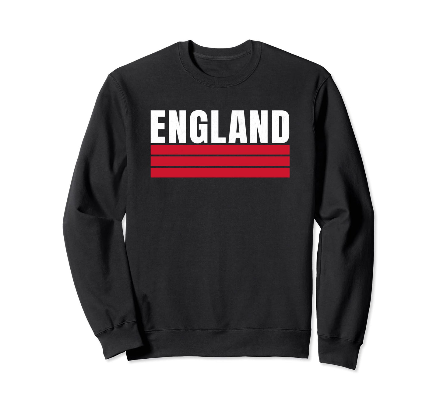 England Red White English Fan Gear Sweatshirt - Graphic Print for Adults - T-Shirt, Sweatshirt, Hoodie