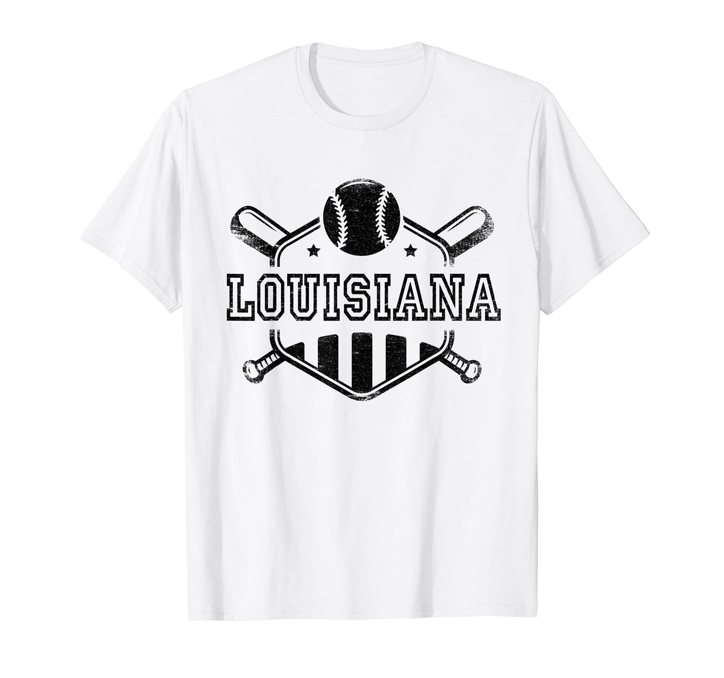 Louisiana Baseball State Pride Team T-Shirt - Minimalist Print for Adults - T-Shirt, Sweatshirt, Hoodie