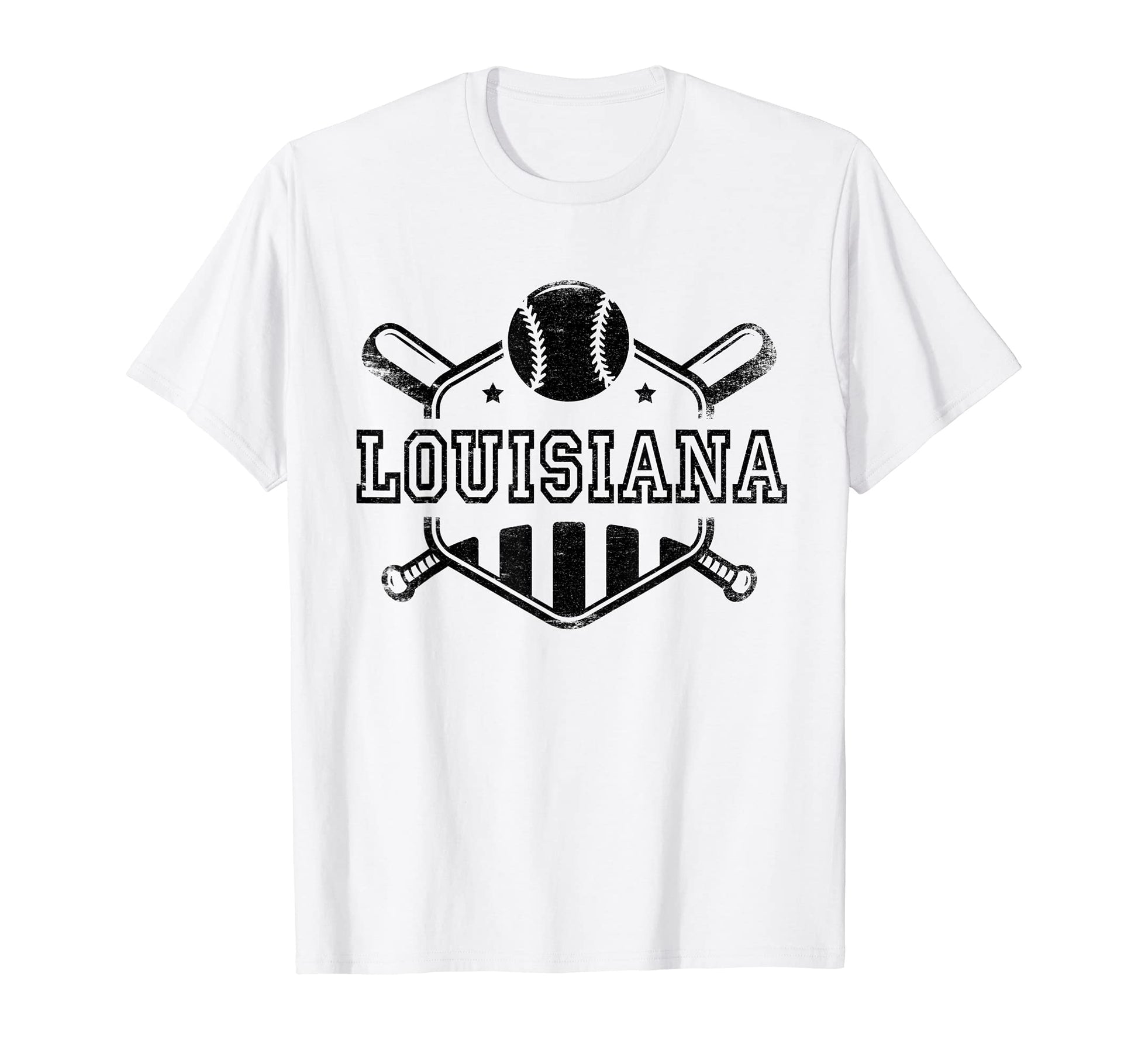 Louisiana Baseball State Pride Team T-Shirt - Minimalist Print for Adults - T-Shirt, Sweatshirt, Hoodie