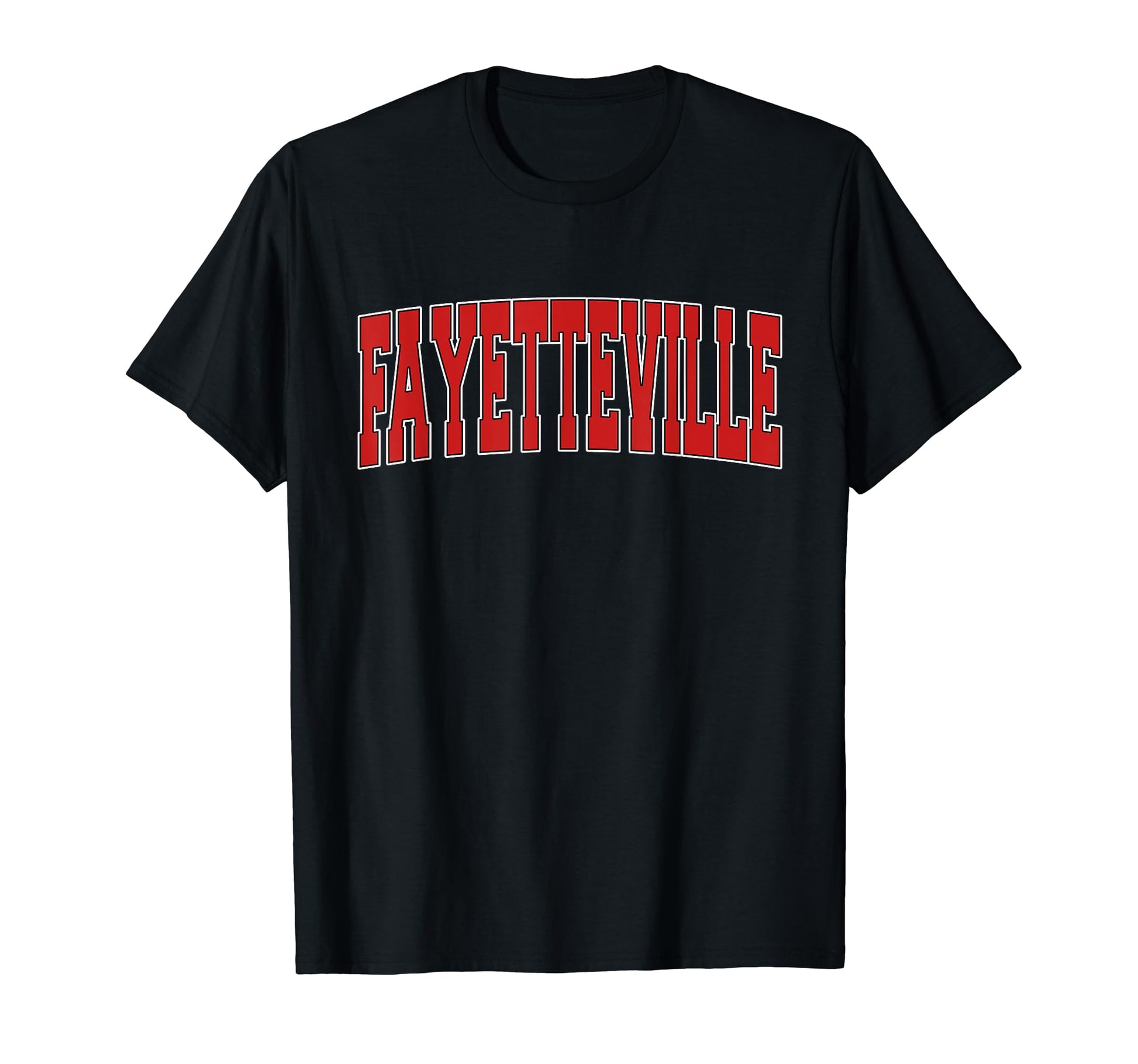 Fayetteville Ar Arkansas Varsity T-Shirt - Fun Novelty Design for Adults - T-Shirt, Sweatshirt, Hoodie