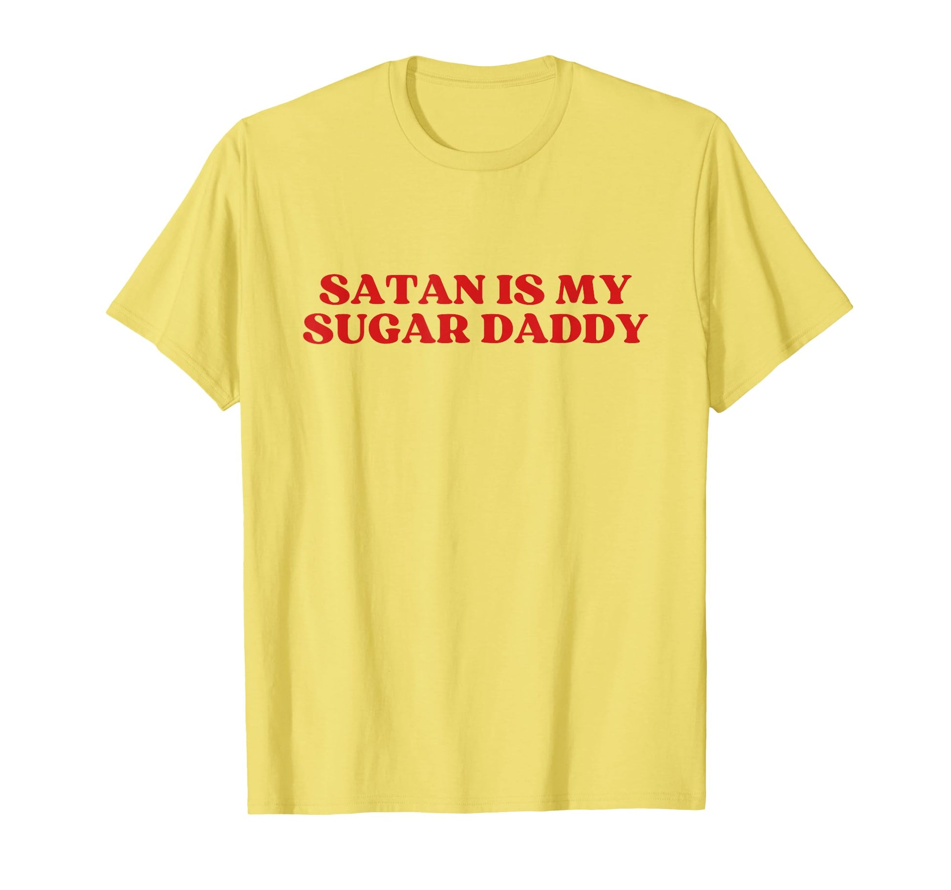 Satan Is My Sugar Daddy Y2K Aesthetic T-Shirt - Custom Art Print for Adults - T-Shirt, Sweatshirt, Hoodie