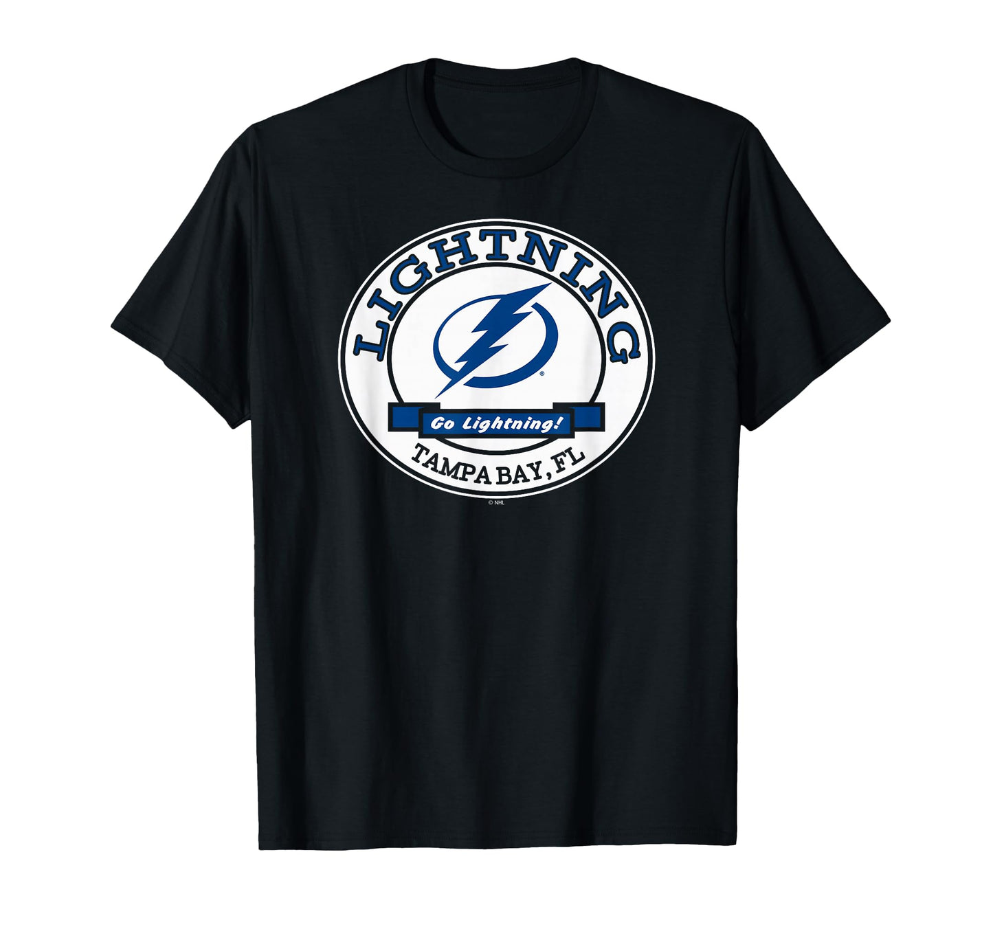 Tampa Bay Lightning Go Black T-Shirt - Minimalist Print Men Women - T-Shirt, Sweatshirt, Hoodie