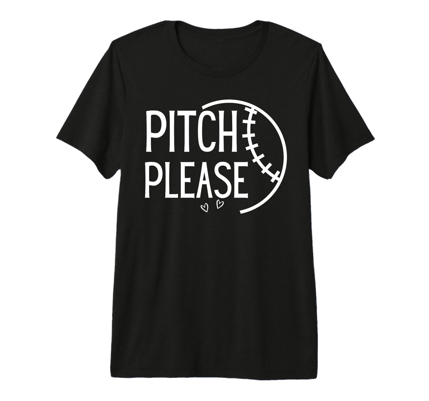 Pitch Please Softball Baseball T-Shirt - Fun Novelty Design for Adults - T-Shirt, Sweatshirt, Hoodie