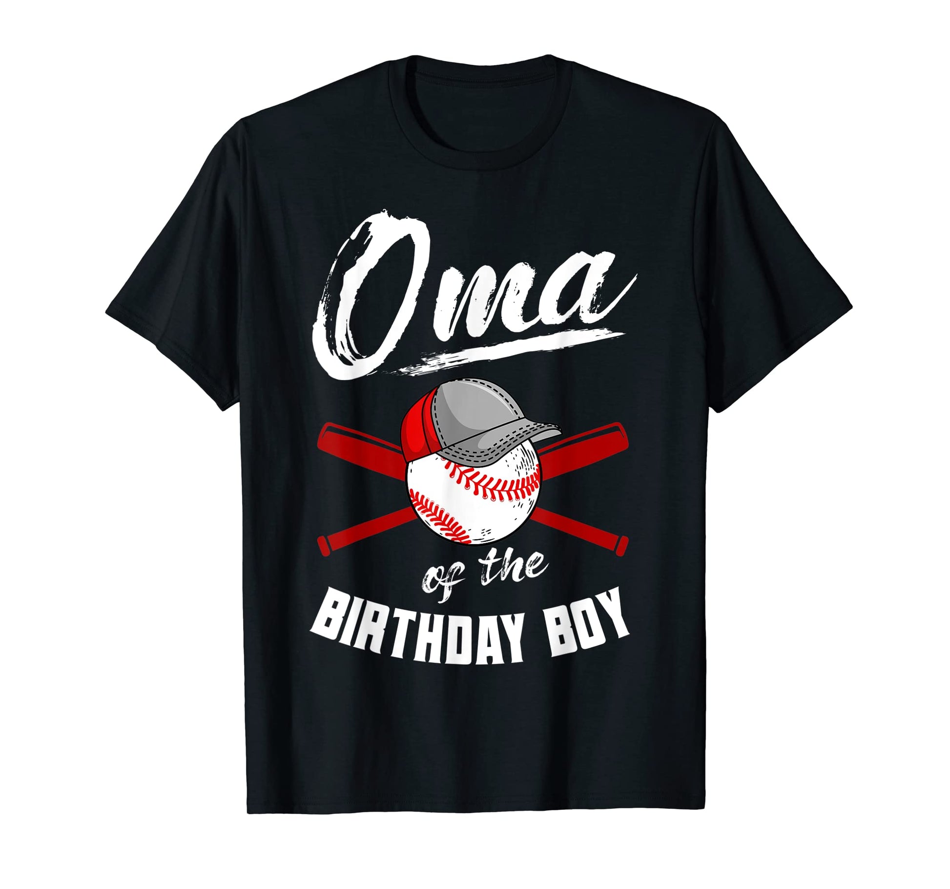 Oma Birthday Baseball Bday Party T-Shirt - Minimalist Print Unisex - T-Shirt, Sweatshirt, Hoodie