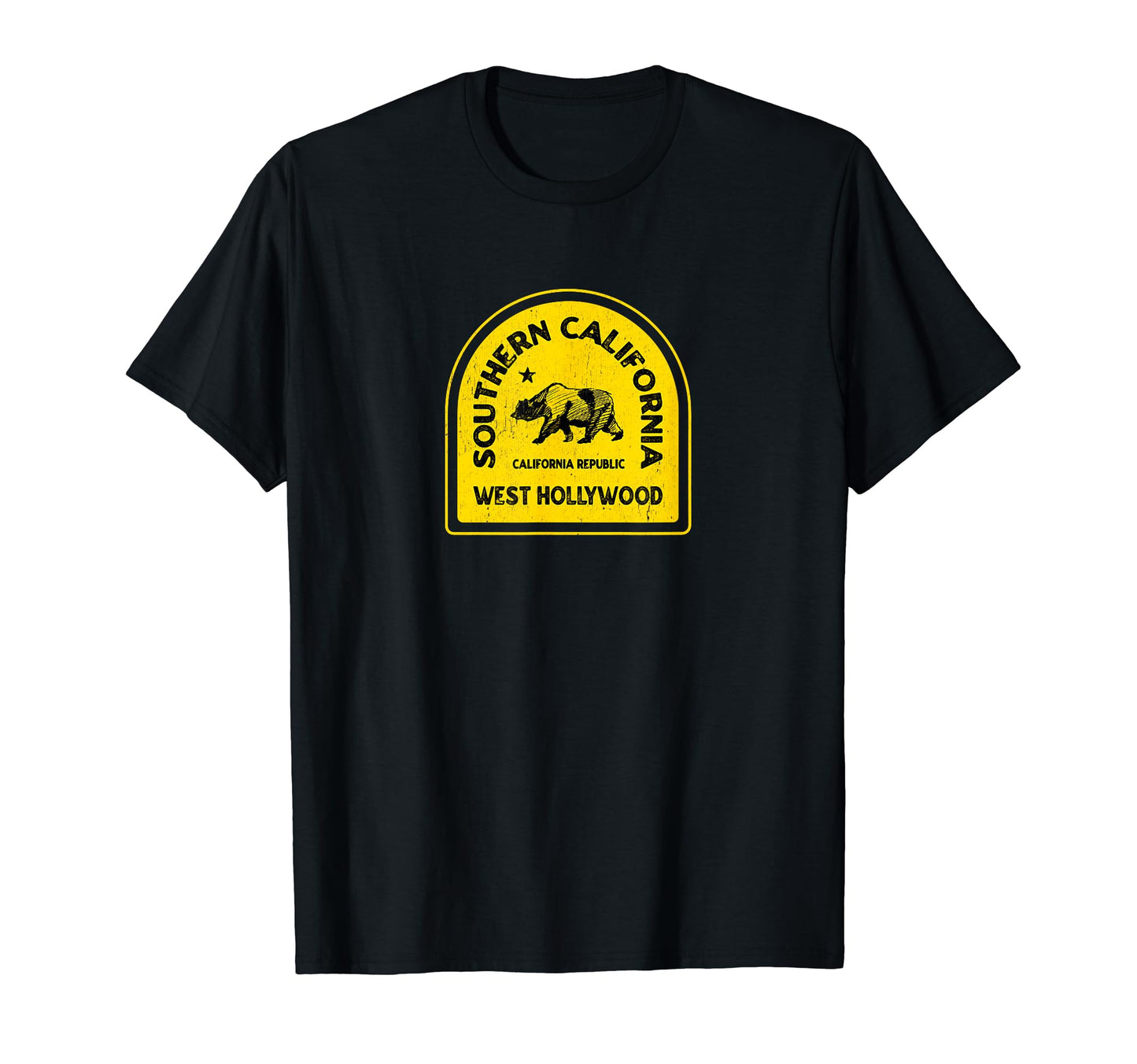 West Hollywood Ca Southern California T-Shirt - Custom Art Print Unisex - T-Shirt, Sweatshirt, Hoodie