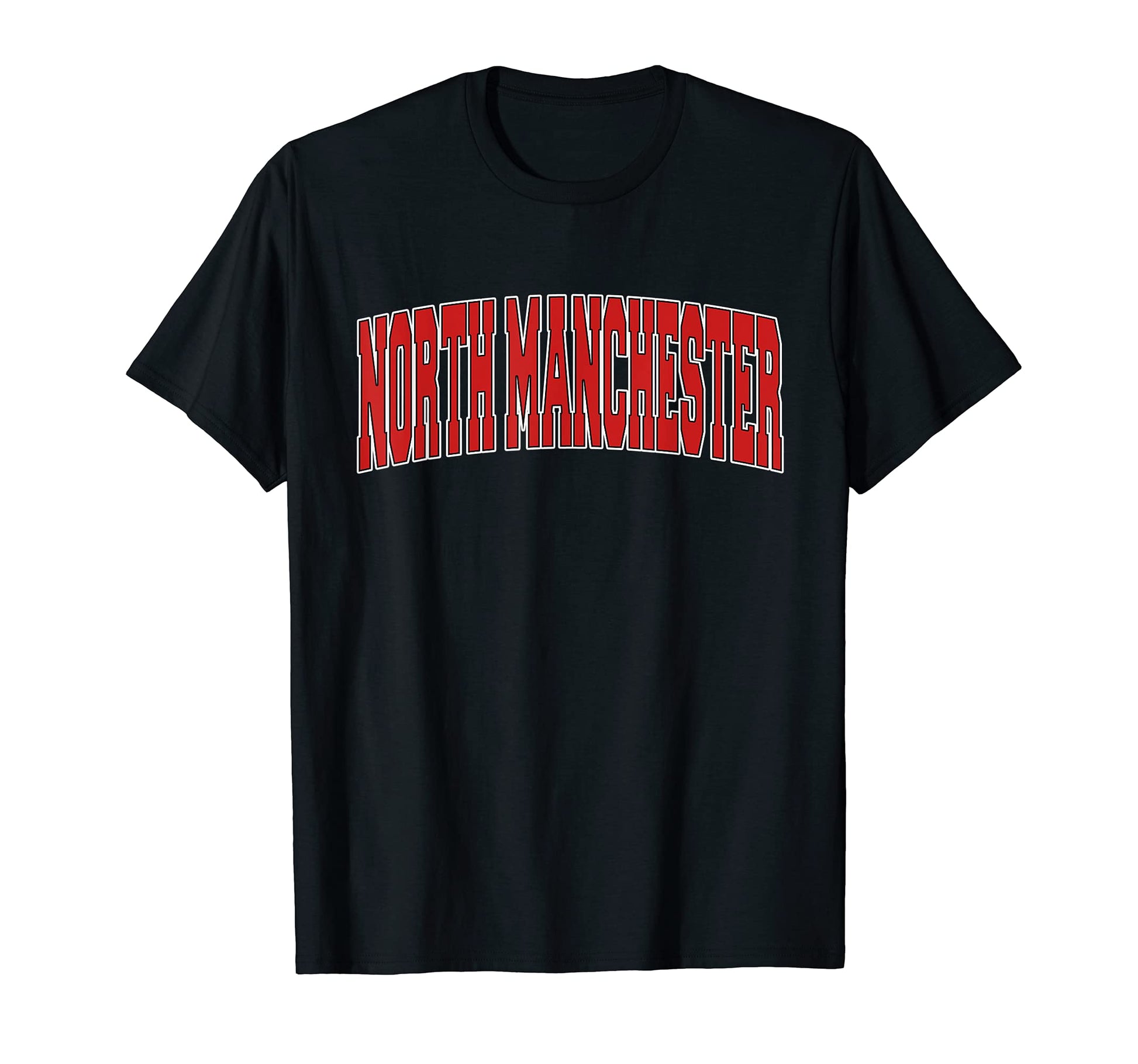 North Manchester Indiana Varsity Usa T-Shirt - Fun Novelty Design Unisex - T-Shirt, Sweatshirt, Hoodie