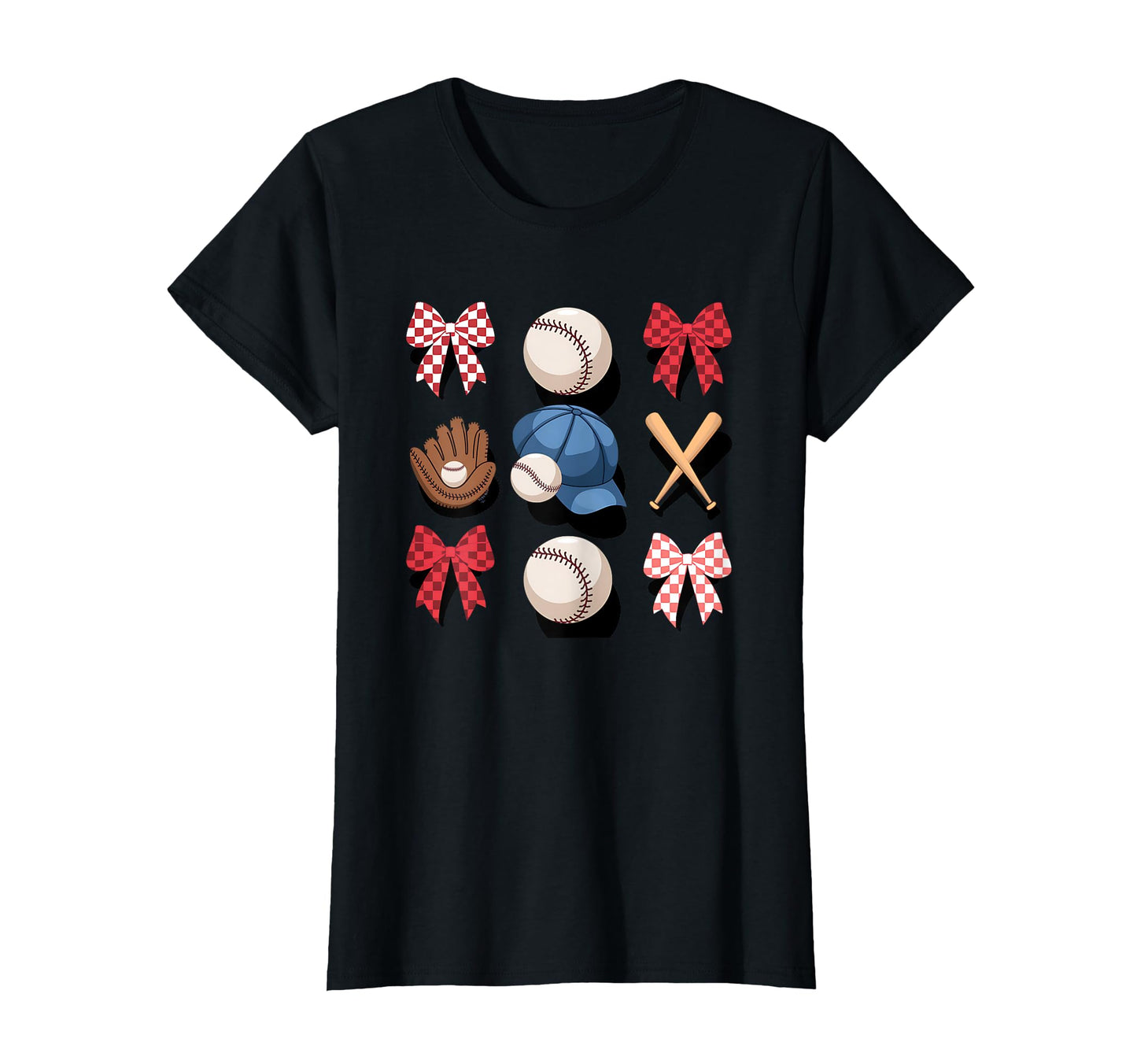Baseball Mom Coquette Bow Mothers Day T-Shirt - Fun Novelty Design Unisex - T-Shirt, Sweatshirt, Hoodie