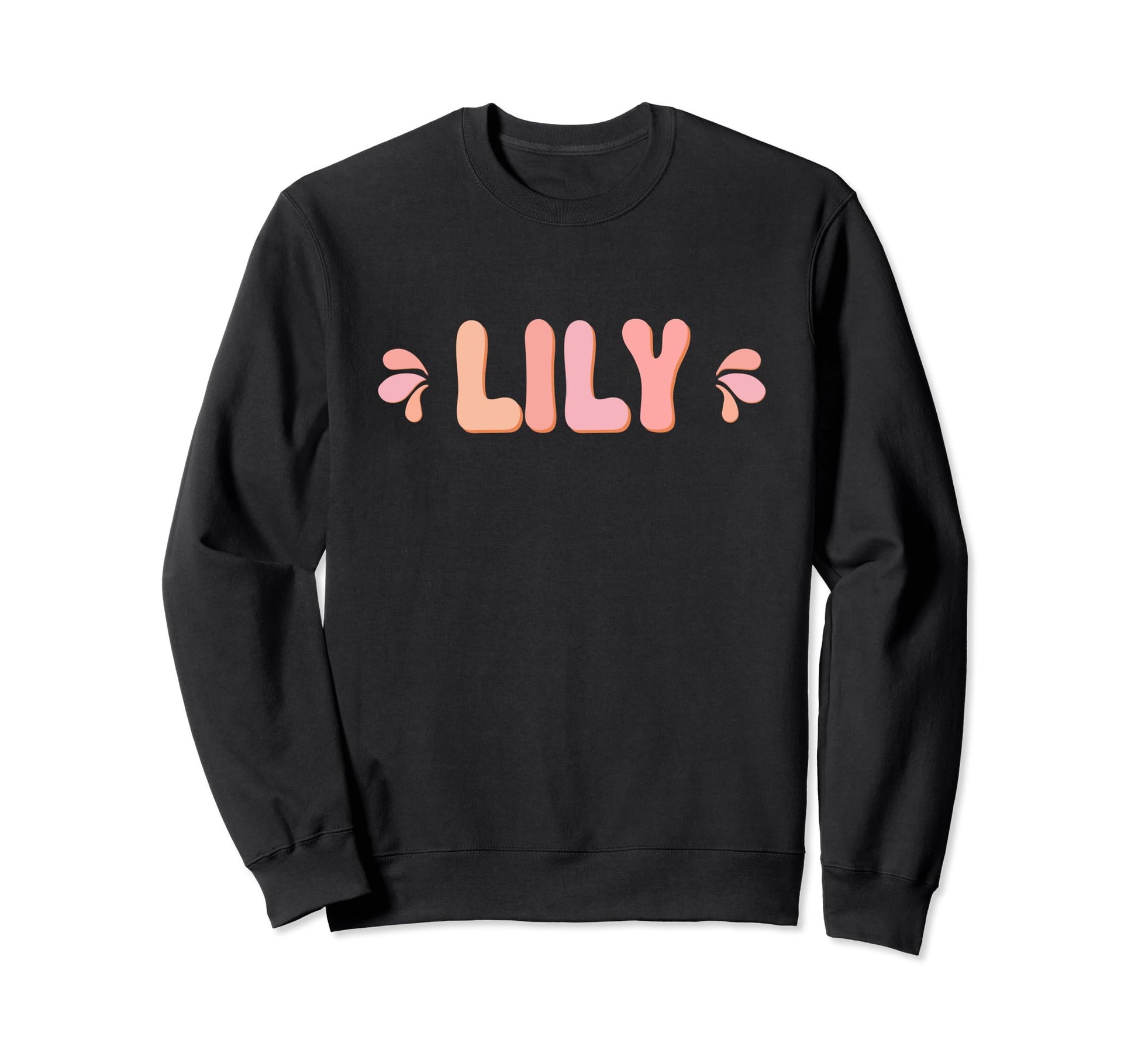 My First Name Is Lily Eighties Sweatshirt - Trendy Graphic Men Women - T-Shirt, Sweatshirt, Hoodie