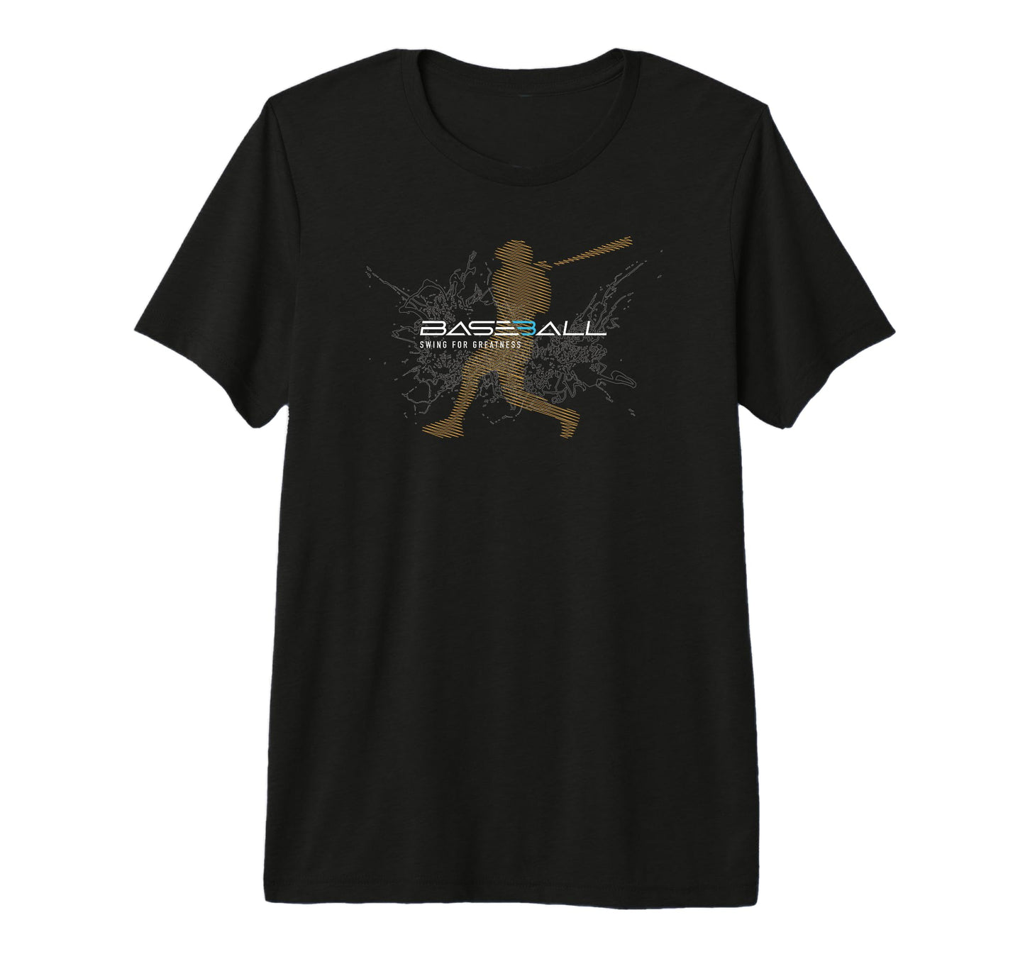 Baseball Games Fans Swing T-Shirt - Fun Novelty Design for Adults - T-Shirt, Sweatshirt, Hoodie