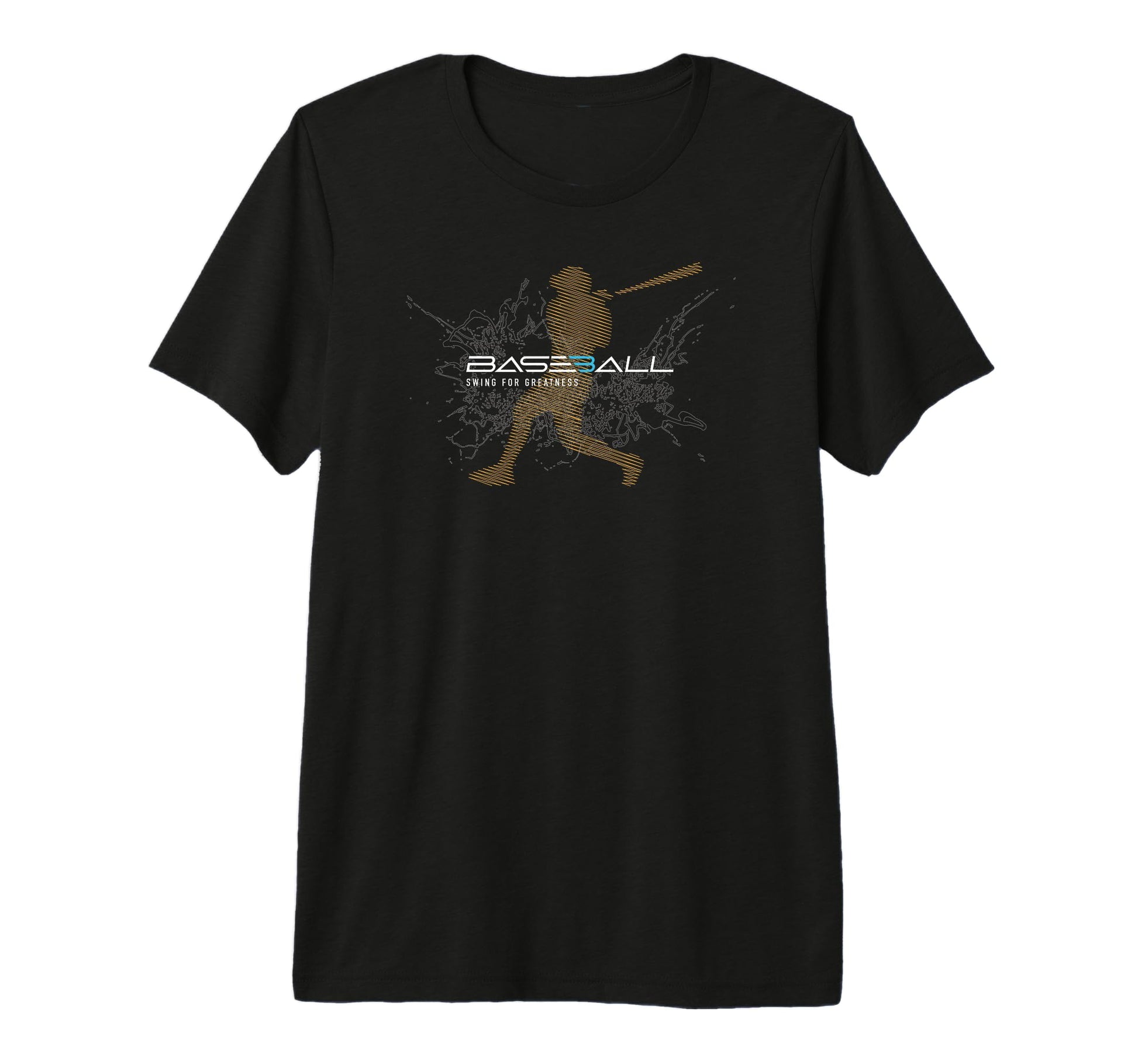 Baseball Games Fans Swing T-Shirt - Fun Novelty Design for Adults - T-Shirt, Sweatshirt, Hoodie
