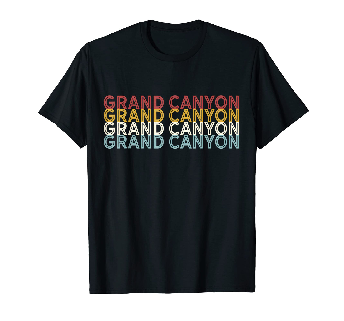 70S Usa Grand Canyon National Park T-Shirt - Trendy Graphic Unisex - T-Shirt, Sweatshirt, Hoodie