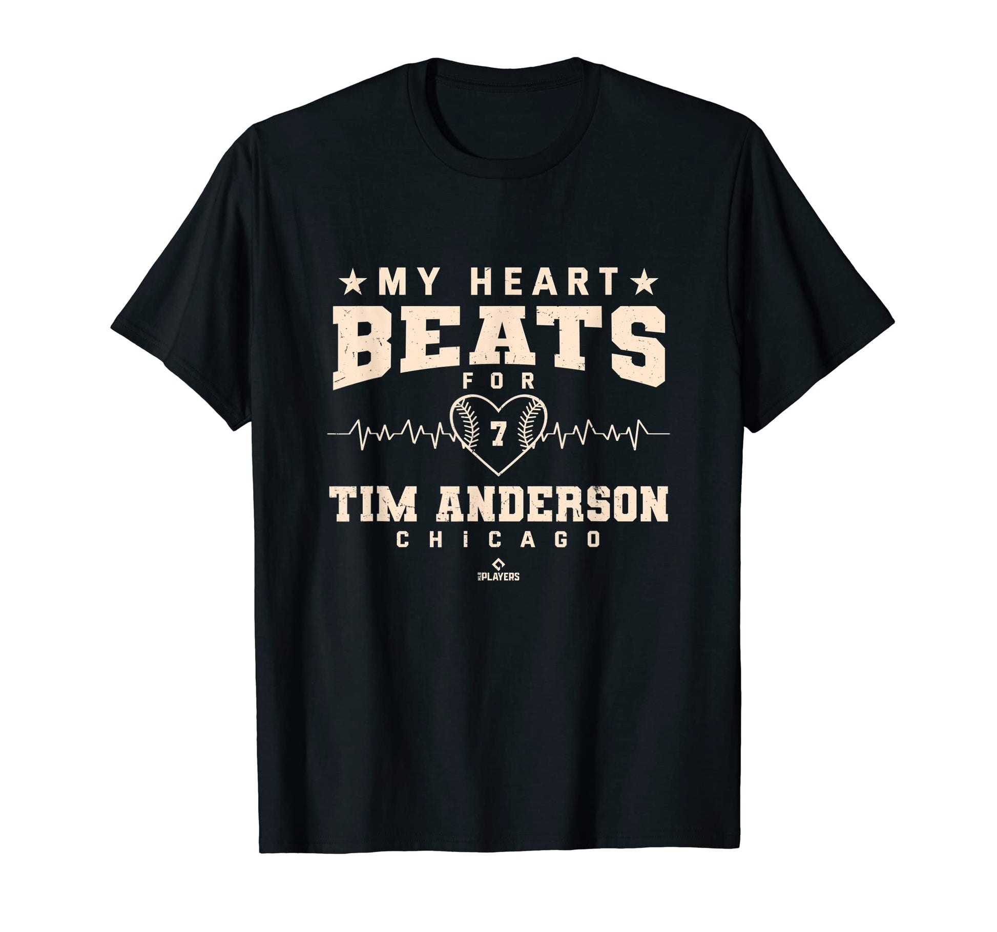 My Heart Beats Tim Anderson Baseball T-Shirt - Streetwear Style for Adults - T-Shirt, Sweatshirt, Hoodie