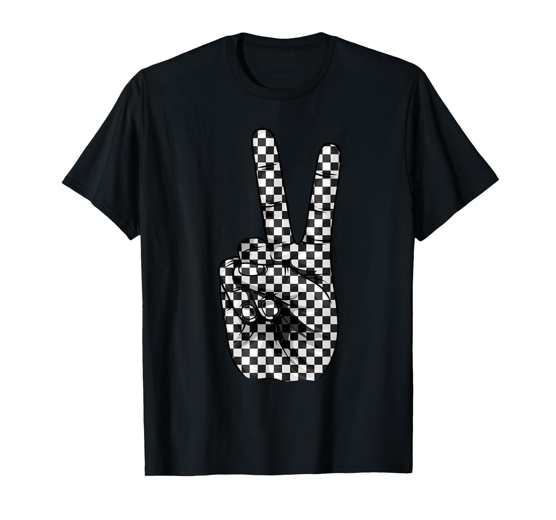 Checkered Checker Pattern Checkerboard T-Shirt - Minimalist Print Men Women - T-Shirt, Sweatshirt, Hoodie