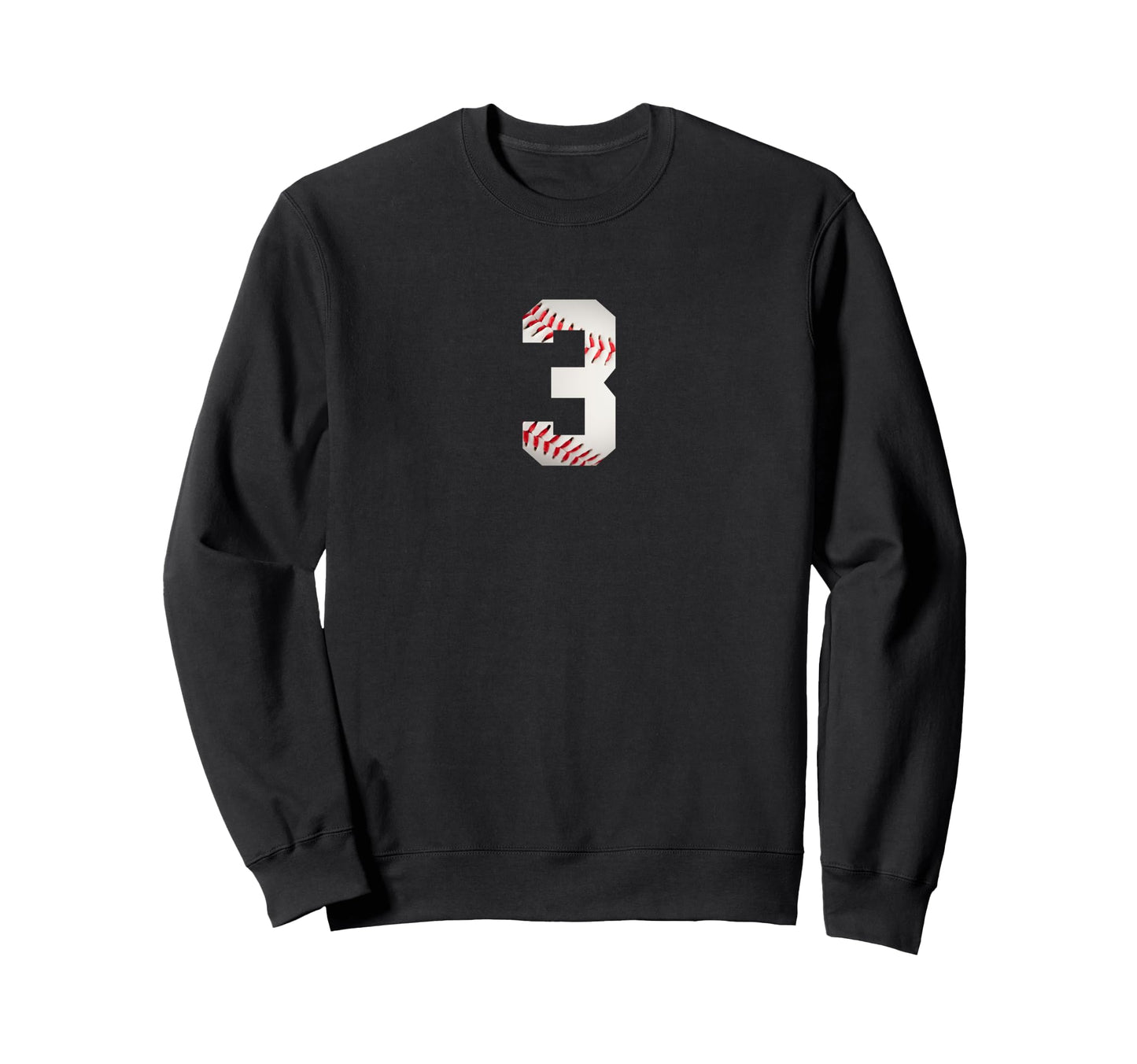 Number 3 Minimalist Birthday Sweatshirt - Trendy Graphic Men Women - T-Shirt, Sweatshirt, Hoodie