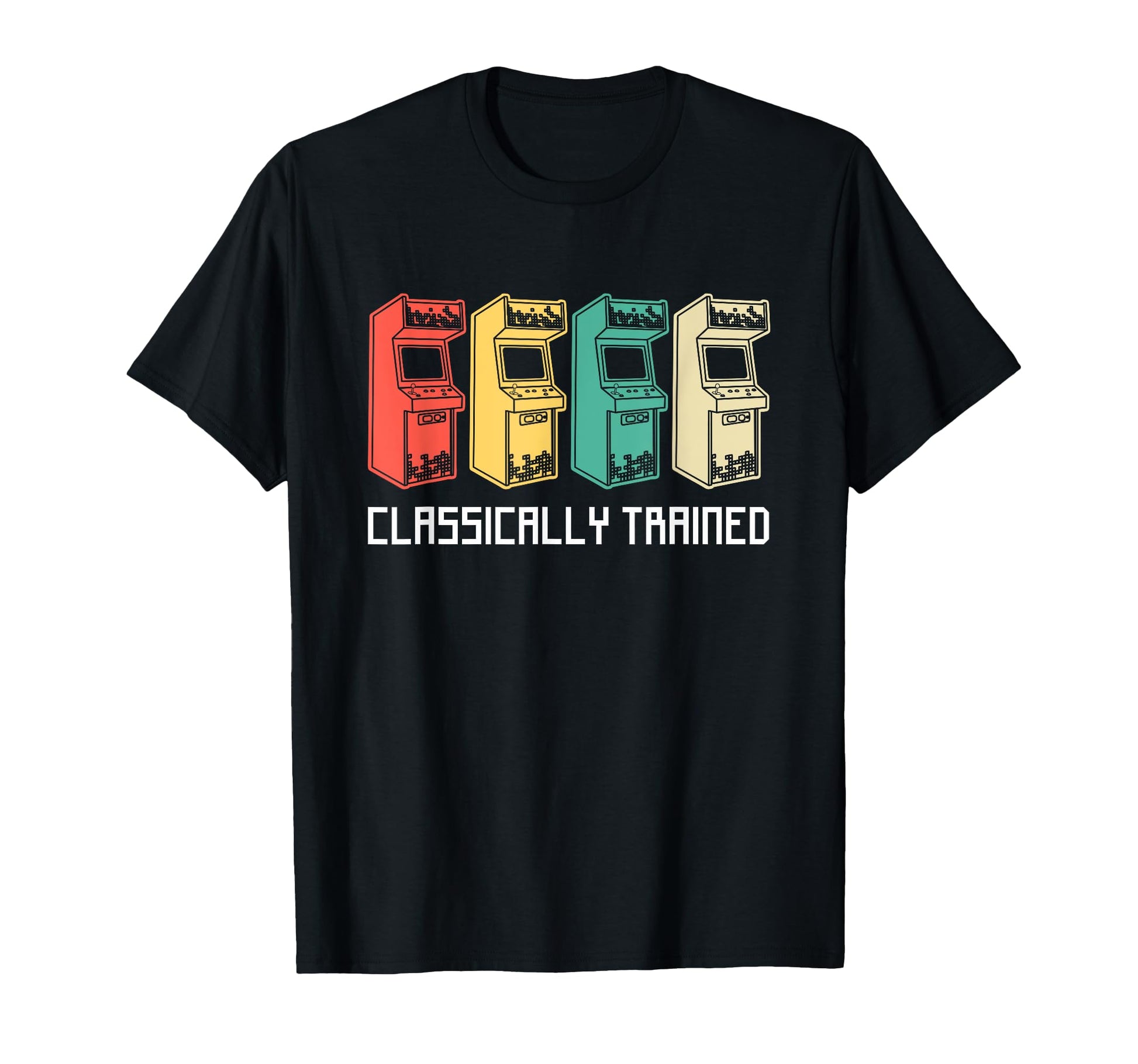 Classically Trained Gamer Gaming 80S T-Shirt - Casual Everyday Wear Unisex - T-Shirt, Sweatshirt, Hoodie