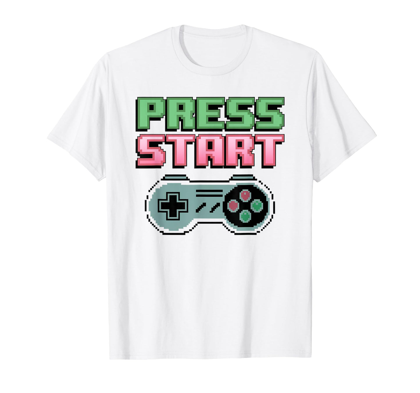 Gaming Press Start Gaming Controller T-Shirt - Novelty Apparel Men Women - T-Shirt, Sweatshirt, Hoodie