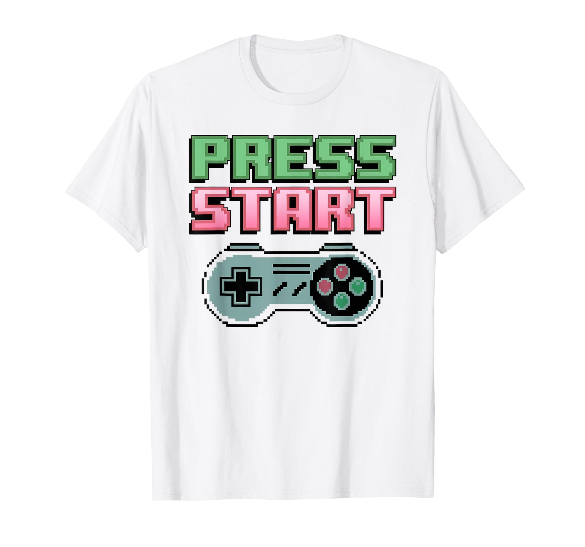 Gaming Press Start Gaming Controller T-Shirt - Novelty Apparel Men Women - T-Shirt, Sweatshirt, Hoodie