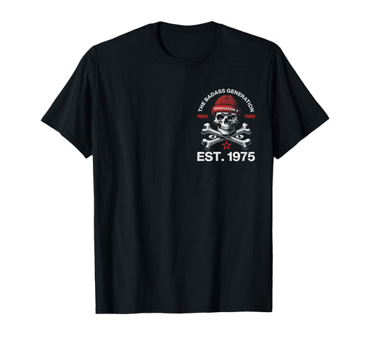 Badass Skull Biker Ride Or Die T-Shirt - Minimalist Print Men Women - T-Shirt, Sweatshirt, Hoodie