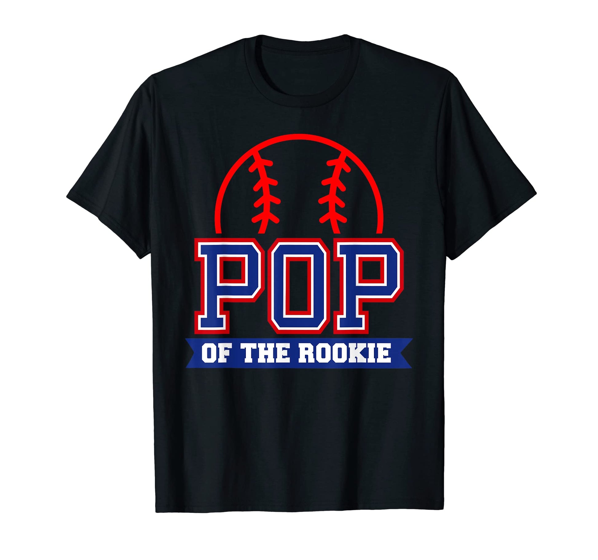 Pop Rookie 1St Birthday Baseball Theme T-Shirt - Custom Art Print Unisex - T-Shirt, Sweatshirt, Hoodie