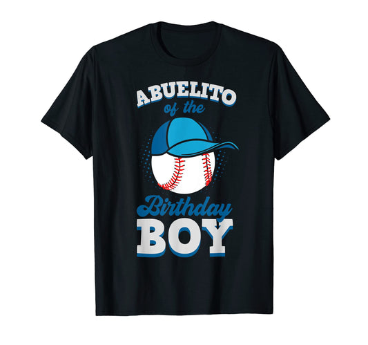 Abuelito Birthday Baseball Theme Family T-Shirt - Custom Art Print Unisex - T-Shirt, Sweatshirt, Hoodie
