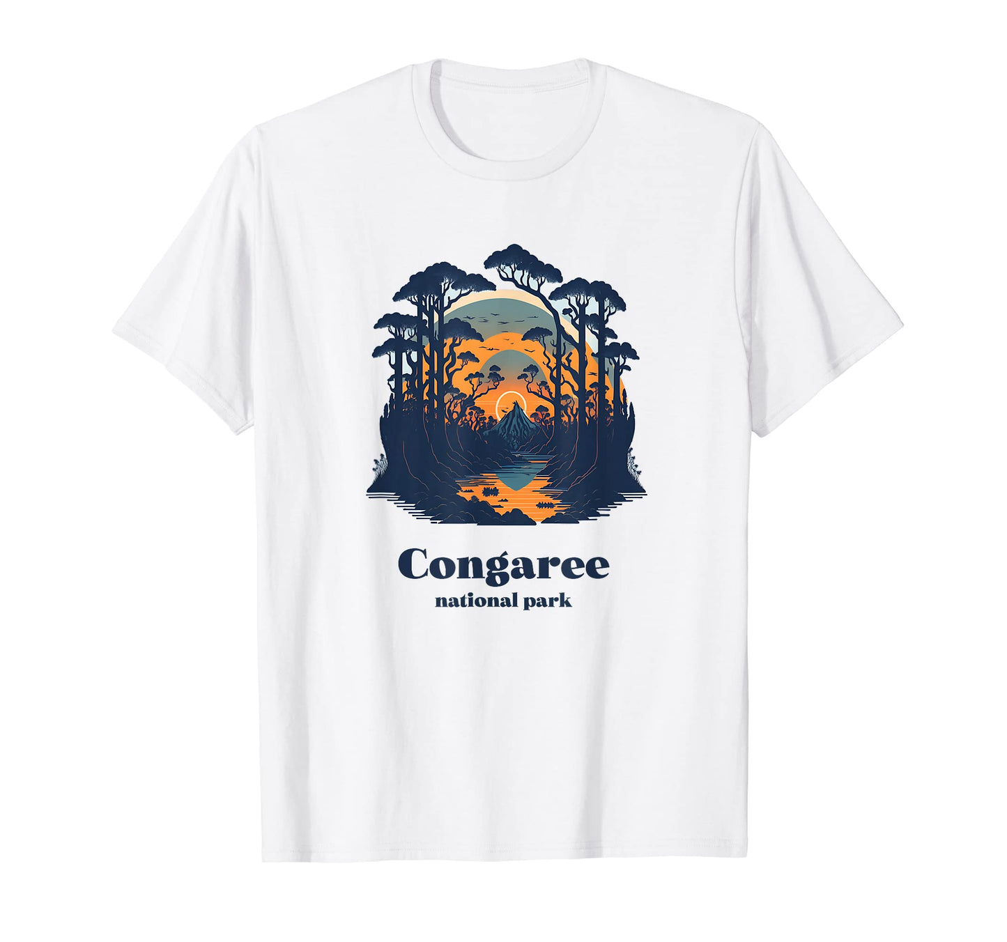 Congaree National Park T-Shirt - Minimalist Print for Adults - T-Shirt, Sweatshirt, Hoodie