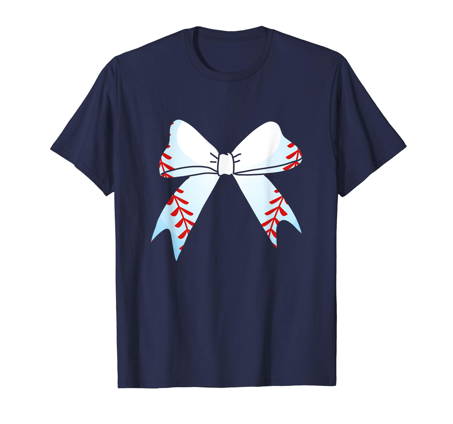 Baseball Bow Baseball Mom Mothers Day T-Shirt - Streetwear Style Men Women - T-Shirt, Sweatshirt, Hoodie