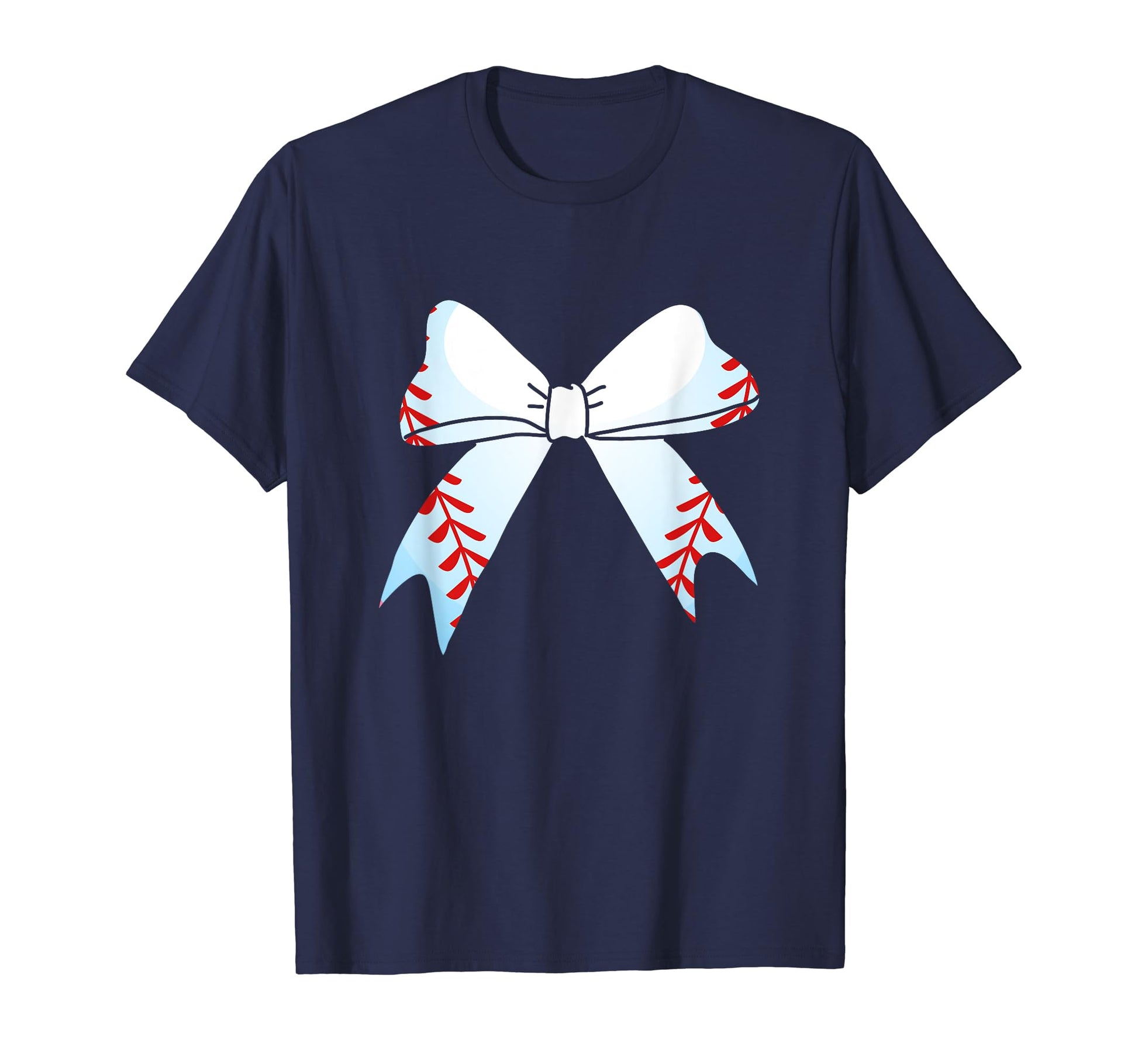 Baseball Bow Baseball Mom Mothers Day T-Shirt - Streetwear Style Men Women - T-Shirt, Sweatshirt, Hoodie