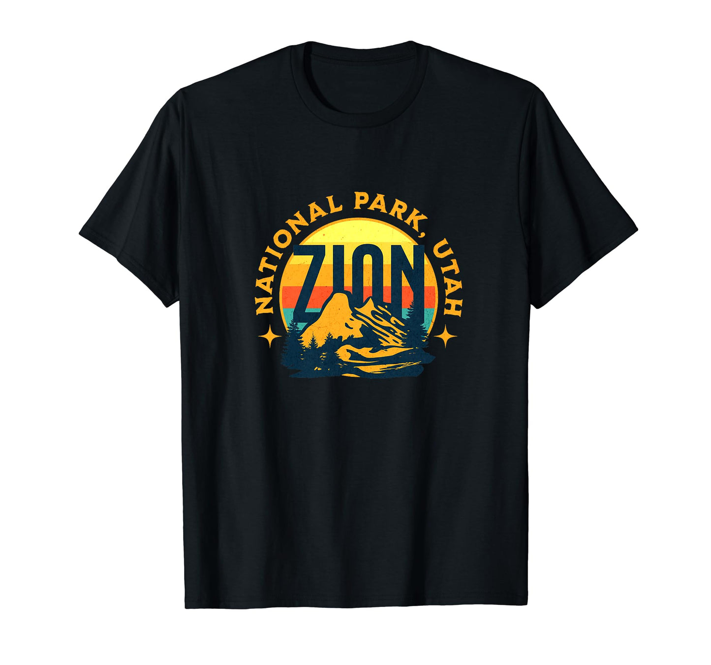 Zion National Park Utah Sunset T-Shirt - Custom Art Print Unisex - T-Shirt, Sweatshirt, Hoodie
