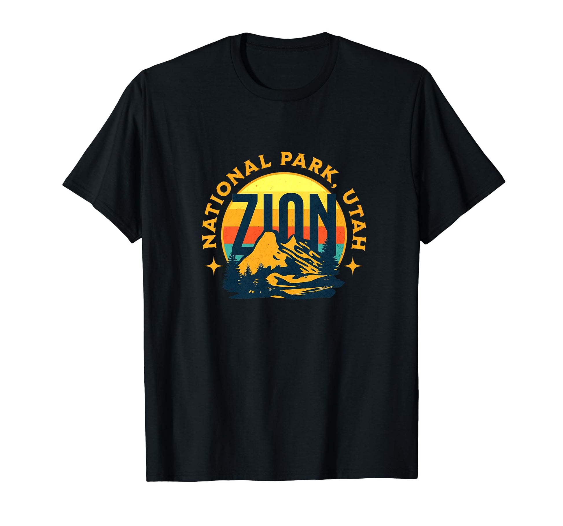 Zion National Park Utah Sunset T-Shirt - Custom Art Print Unisex - T-Shirt, Sweatshirt, Hoodie