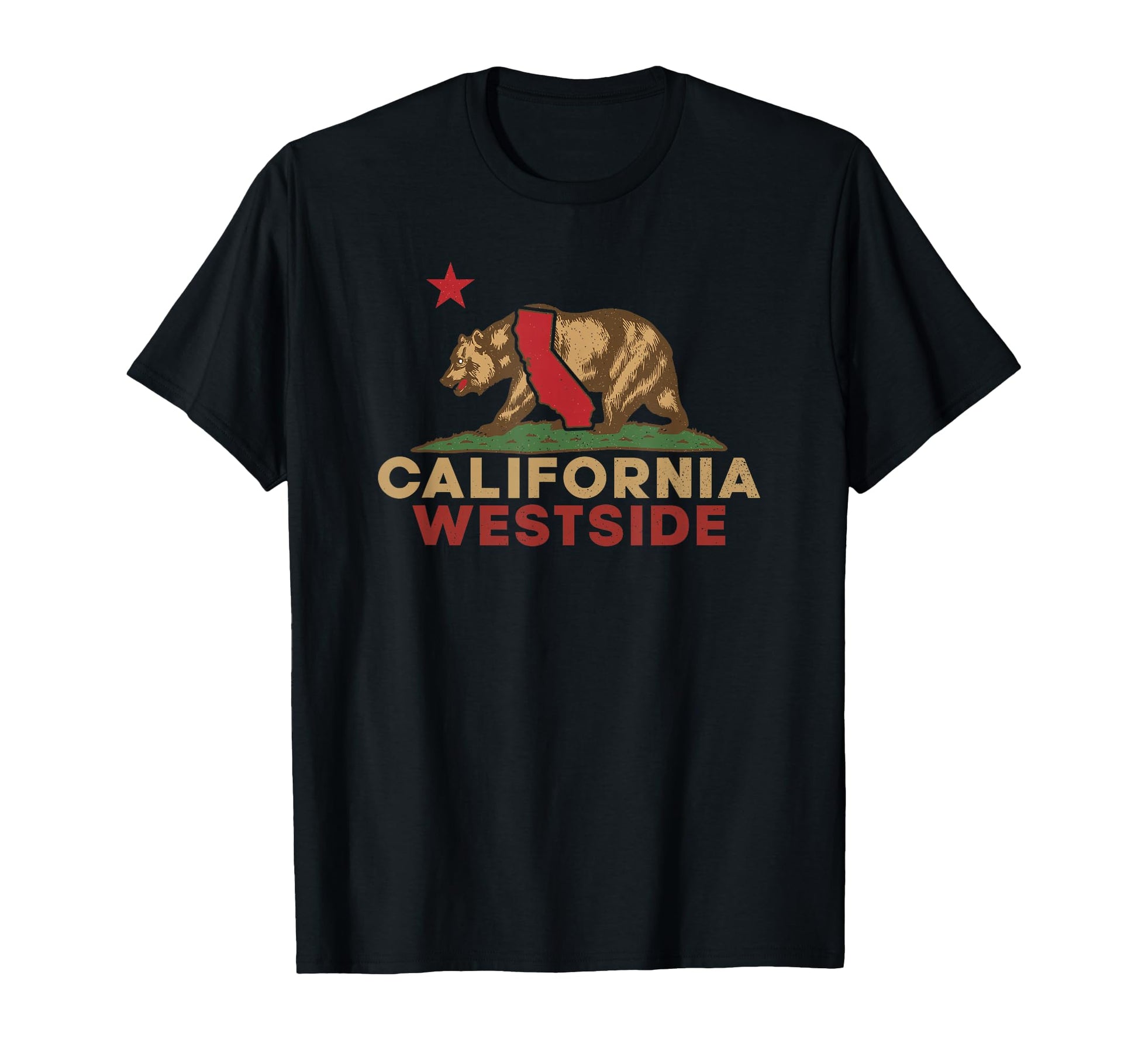 Westside California Bear State Pride T-Shirt - Novelty Apparel Unisex - T-Shirt, Sweatshirt, Hoodie