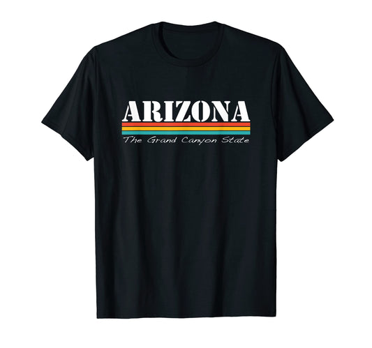 Arizona Grand Canyon State Stripes T-Shirt - Trendy Graphic for Adults - T-Shirt, Sweatshirt, Hoodie