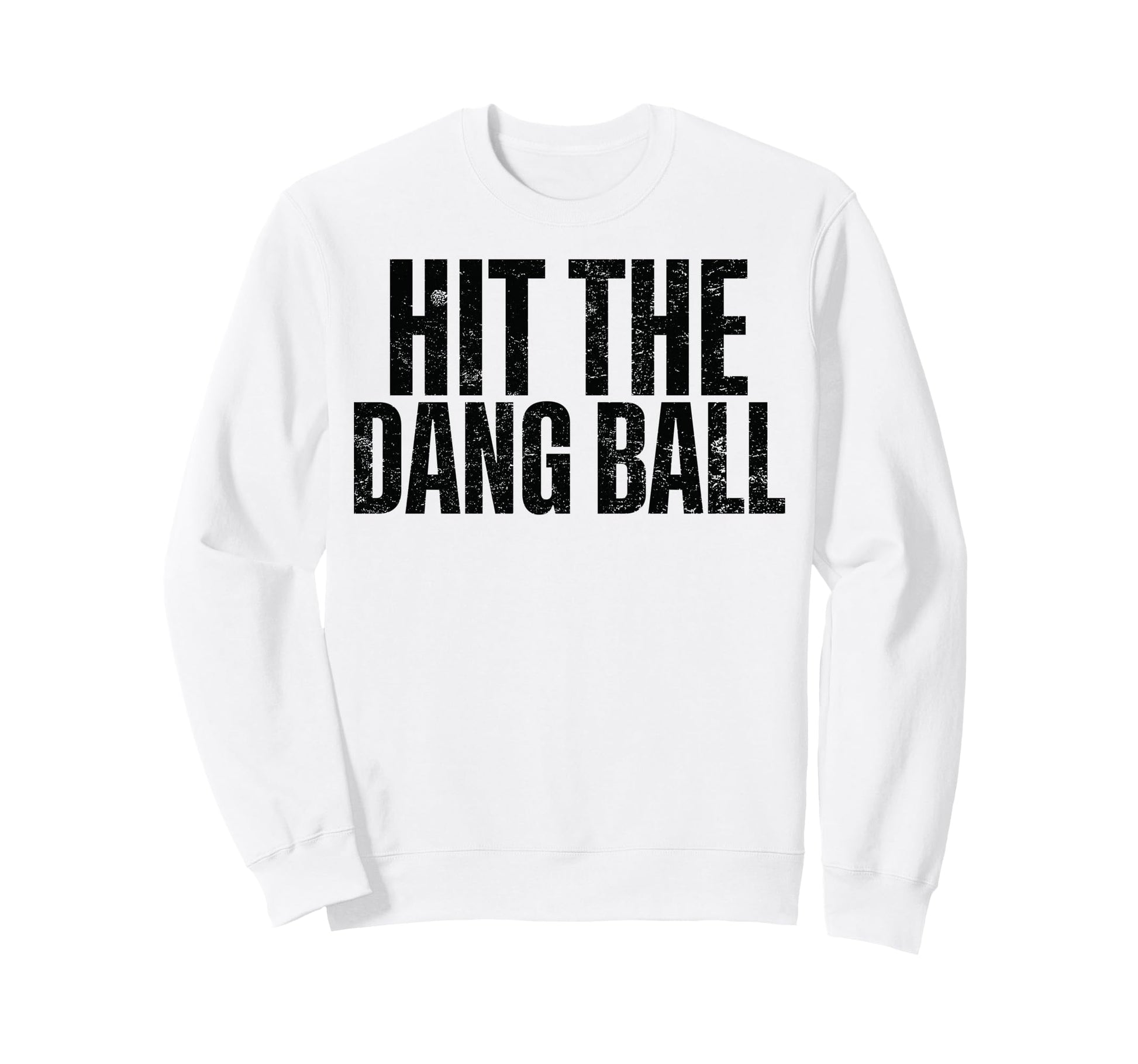 Hit Dang Ball Baseball Bow Sweatshirt - Unique Graphic Men Women - T-Shirt, Sweatshirt, Hoodie
