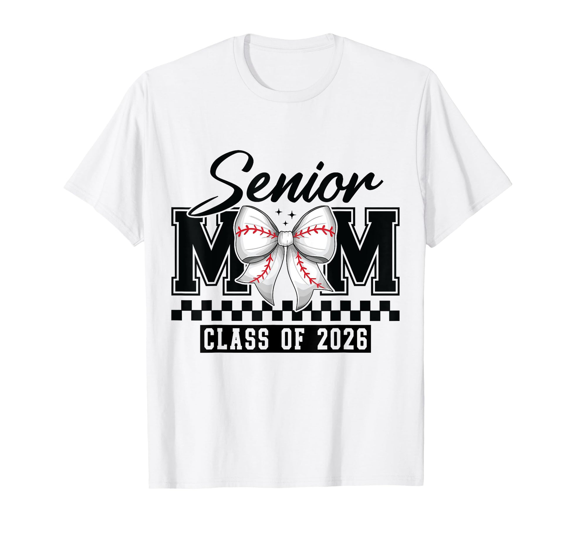 Senior Mom Class 2026 Baseball T-Shirt - Casual Everyday Wear for Adults - T-Shirt, Sweatshirt, Hoodie