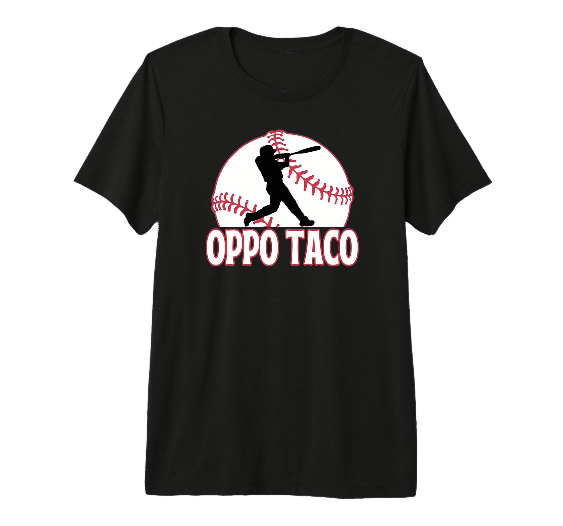 Baseball Home Run Oppo Taco Tri Blend T-Shirt - Graphic Print Unisex - T-Shirt, Sweatshirt, Hoodie