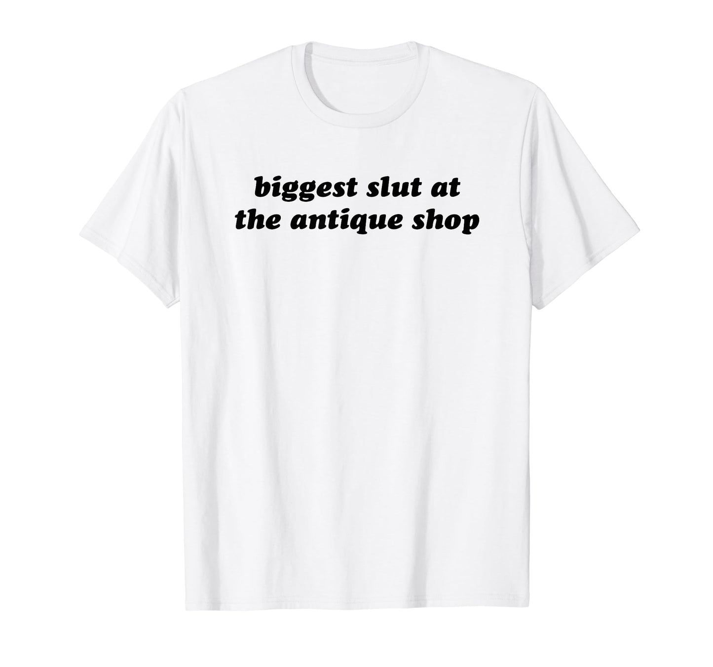 Biggest Slut Antique Shop Funny Y2K T-Shirt - Streetwear Style for Adults - T-Shirt, Sweatshirt, Hoodie