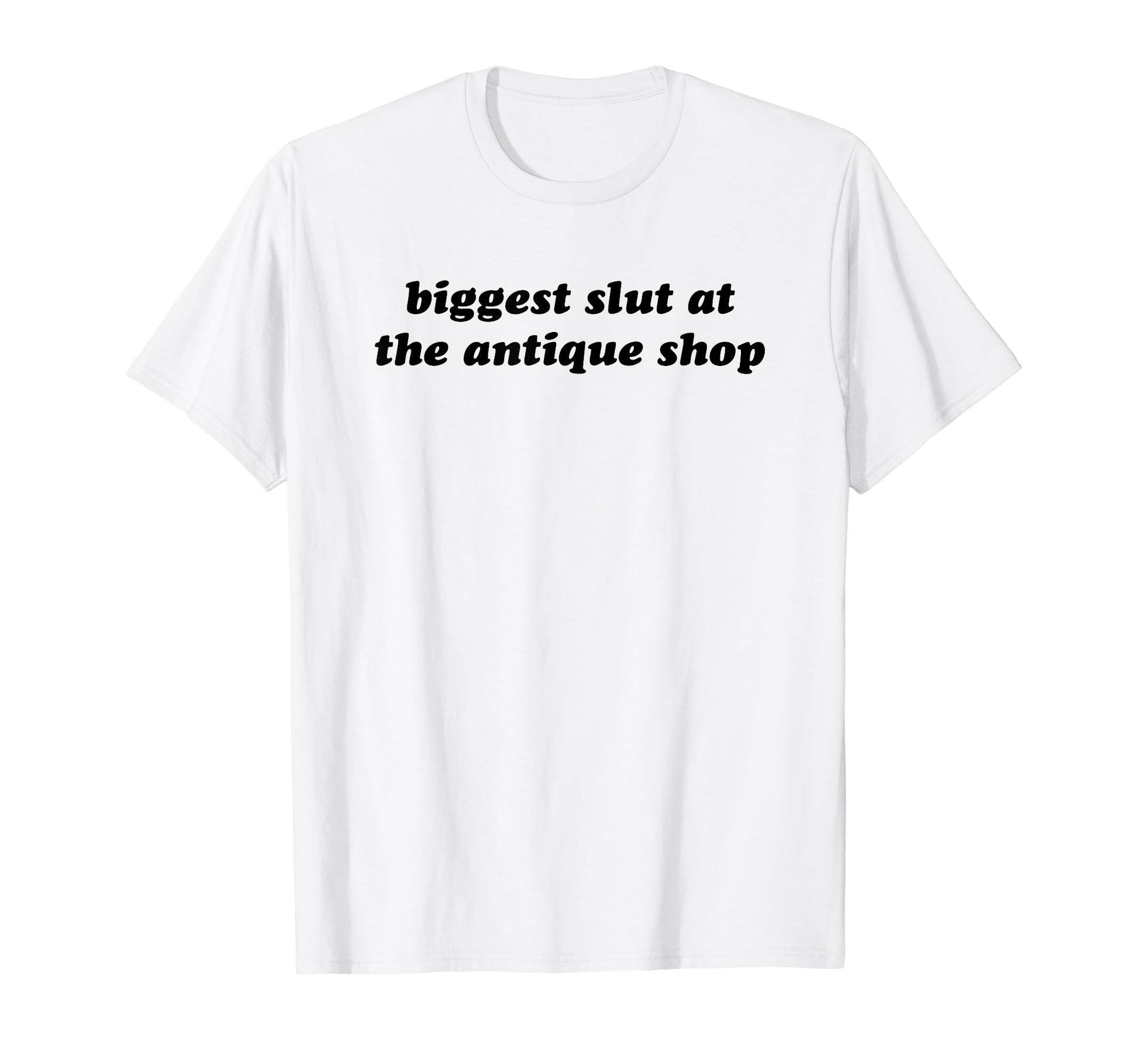 Biggest Slut Antique Shop Funny Y2K T-Shirt - Streetwear Style for Adults - T-Shirt, Sweatshirt, Hoodie