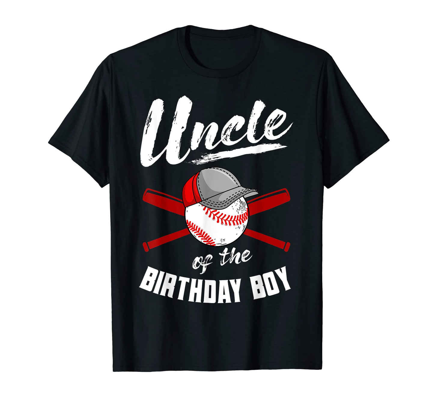 Uncle Birthday Baseball Bday Party T-Shirt - Trendy Graphic Unisex - T-Shirt, Sweatshirt, Hoodie