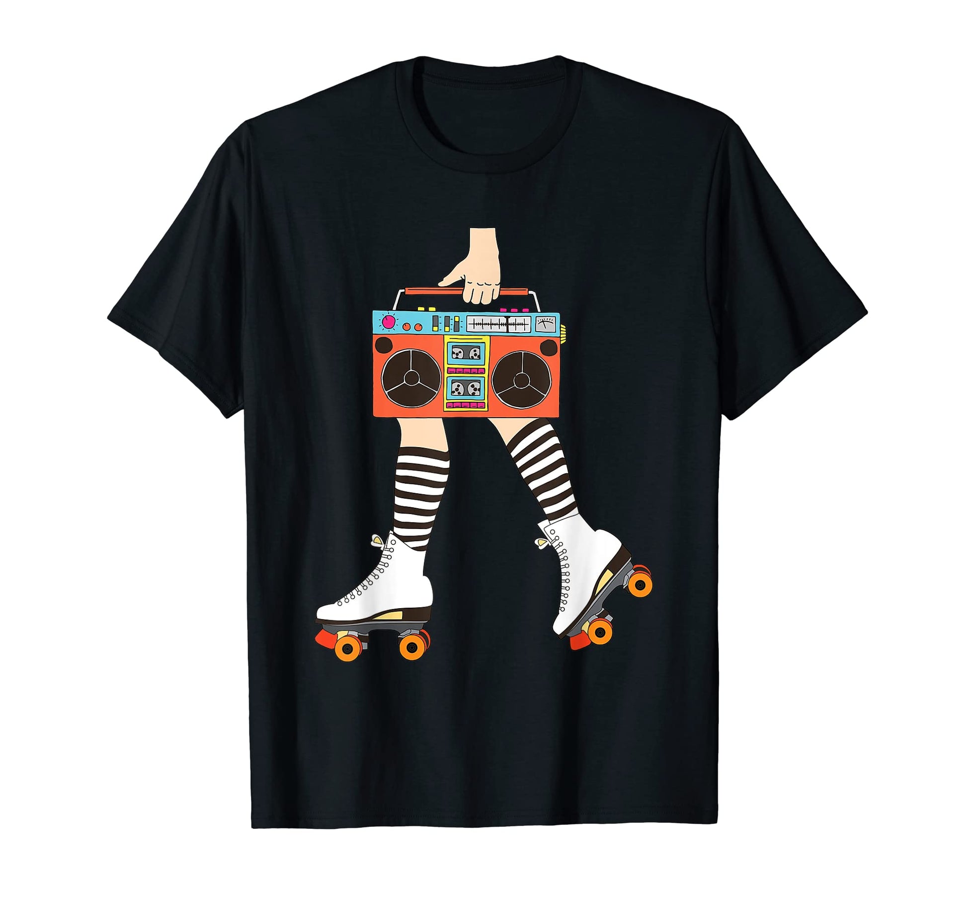 Roller Skate Radio Skater Disco 70S T-Shirt - Casual Everyday Wear Unisex - T-Shirt, Sweatshirt, Hoodie