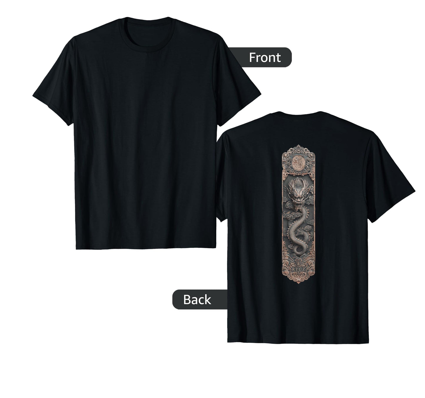 Aesthetic Back Dragon Y2K Streetwear T-Shirt - Streetwear Style for Adults - T-Shirt, Sweatshirt, Hoodie
