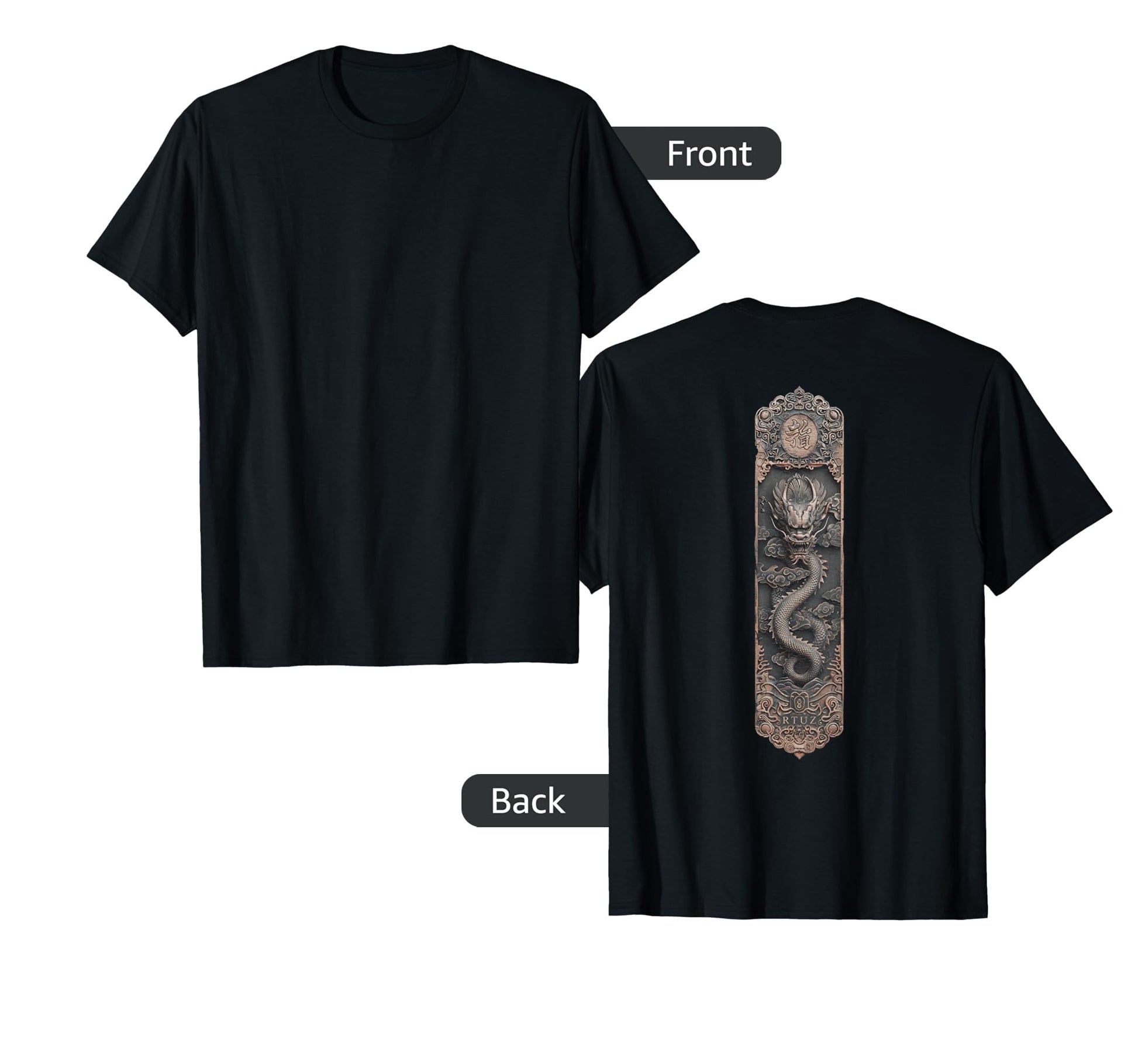 Aesthetic Back Dragon Y2K Streetwear T-Shirt - Streetwear Style for Adults - T-Shirt, Sweatshirt, Hoodie