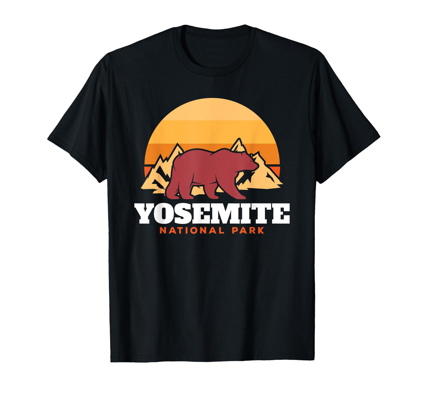 Yosemite National Park Bear T-Shirt - Aesthetic Graphic Men Women - T-Shirt, Sweatshirt, Hoodie