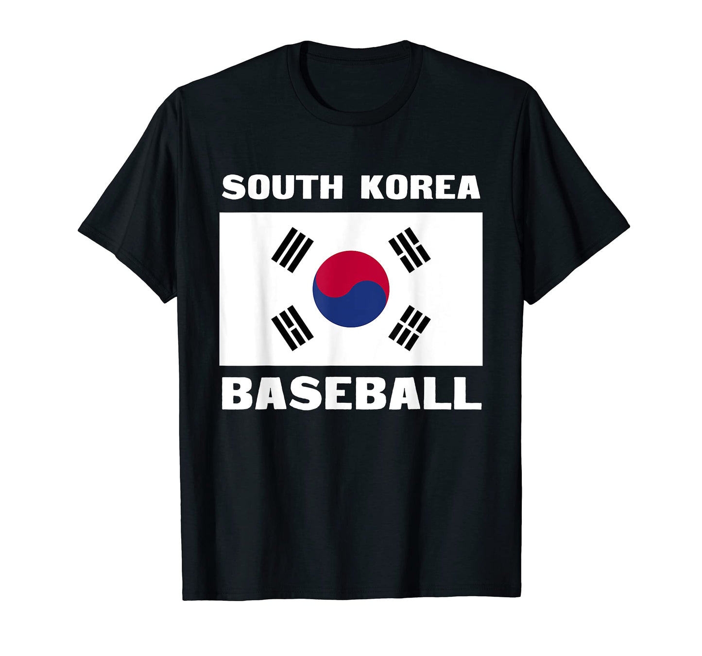 South Korea Baseball Distressed Flag T-Shirt - Trendy Graphic Unisex - T-Shirt, Sweatshirt, Hoodie