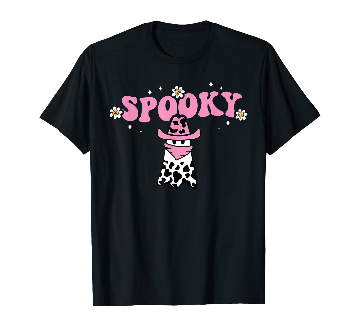 Spooky Groovy Western Rodeo Country Ghost T-Shirt - Novelty Apparel Unisex - T-Shirt, Sweatshirt, Hoodie