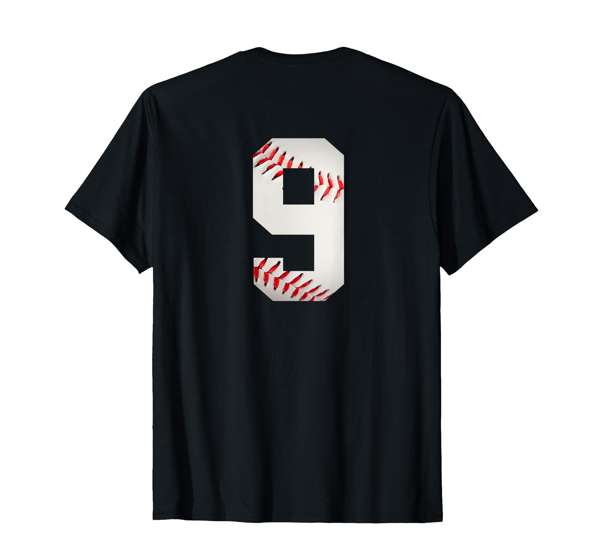 Number 9 Backside Baseball Favorite T-Shirt - Minimalist Print for Adults - T-Shirt, Sweatshirt, Hoodie