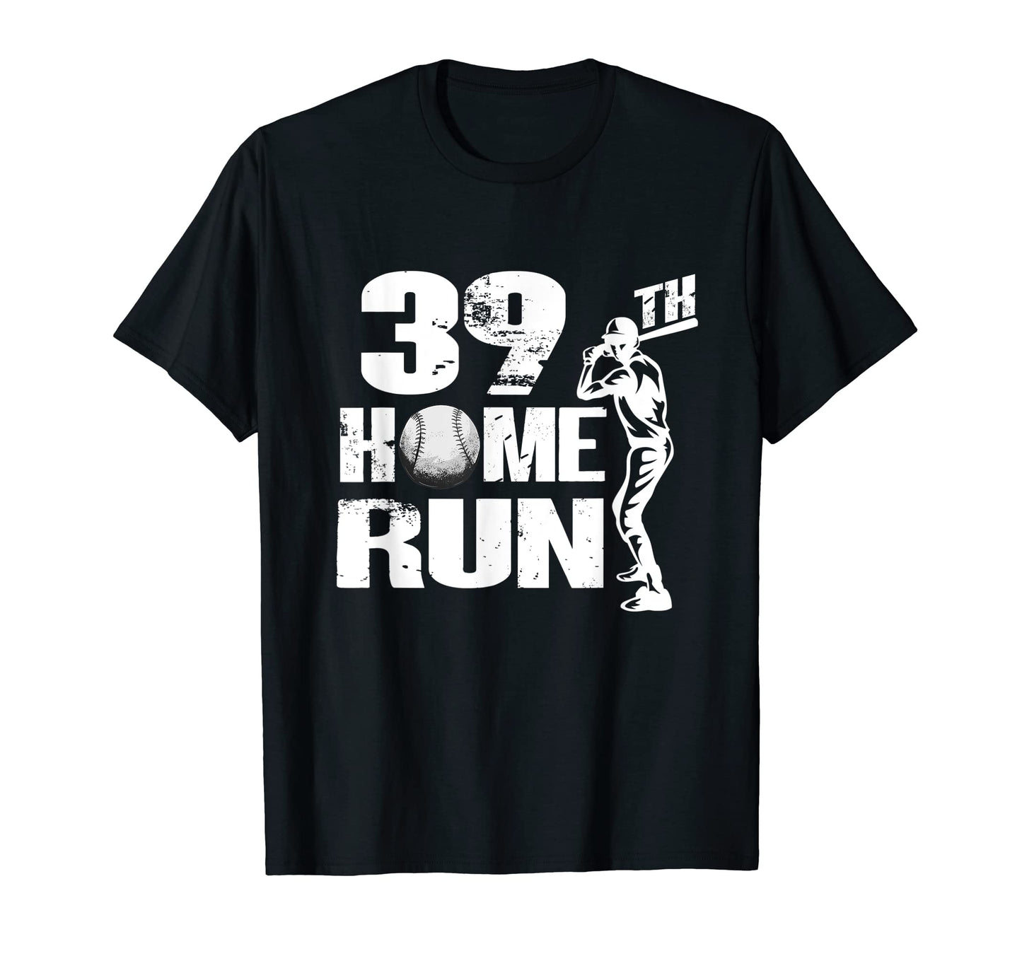 39 Years Old Baseball 39Th Birthday T-Shirt - Graphic Print for Adults - T-Shirt, Sweatshirt, Hoodie