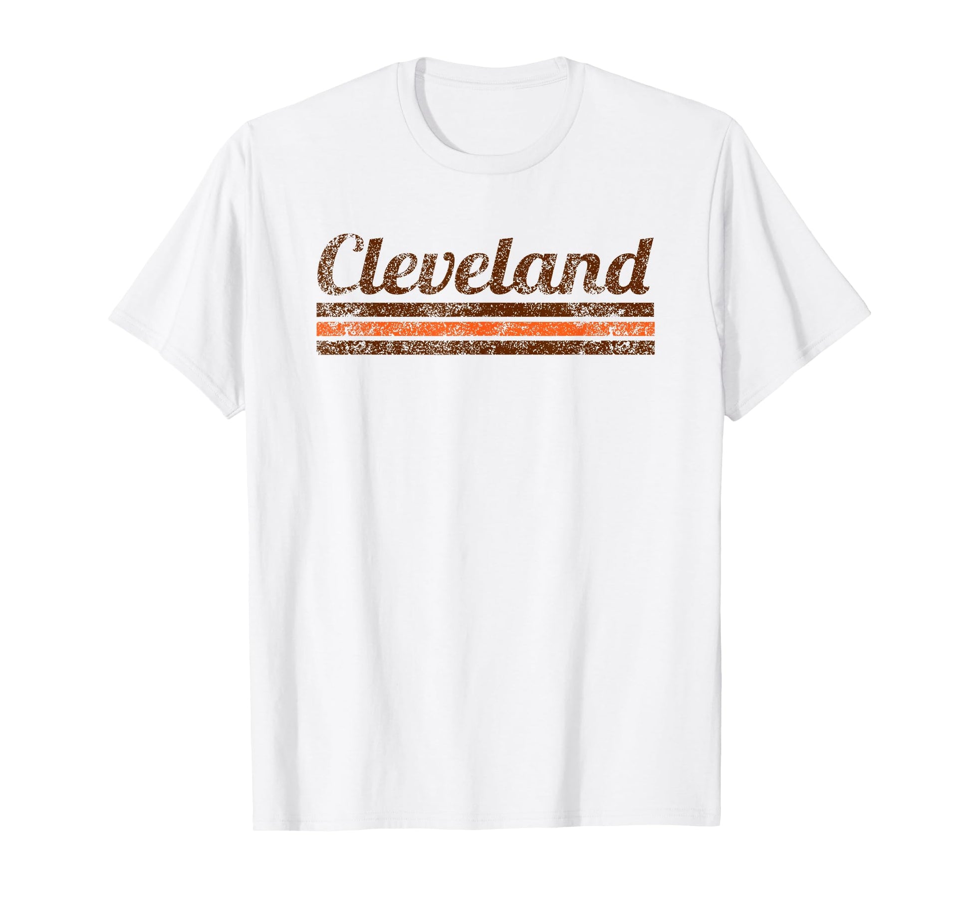 Cleveland Ohio Weathered Stripe T-Shirt - Unique Graphic for Adults - T-Shirt, Sweatshirt, Hoodie